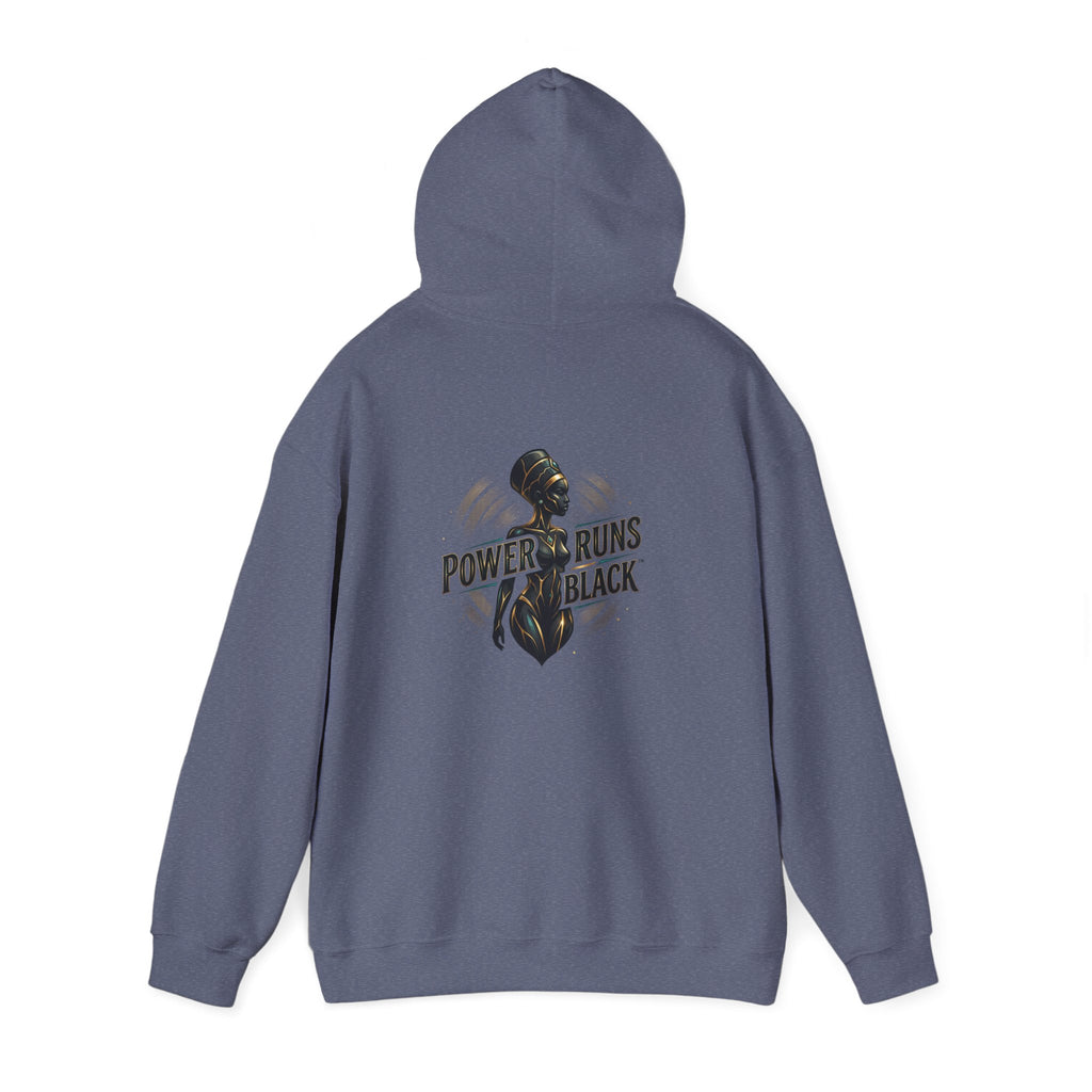 Power Runs Black PRB Logo hoodie Ascension State CROWN design by Power Runs Black