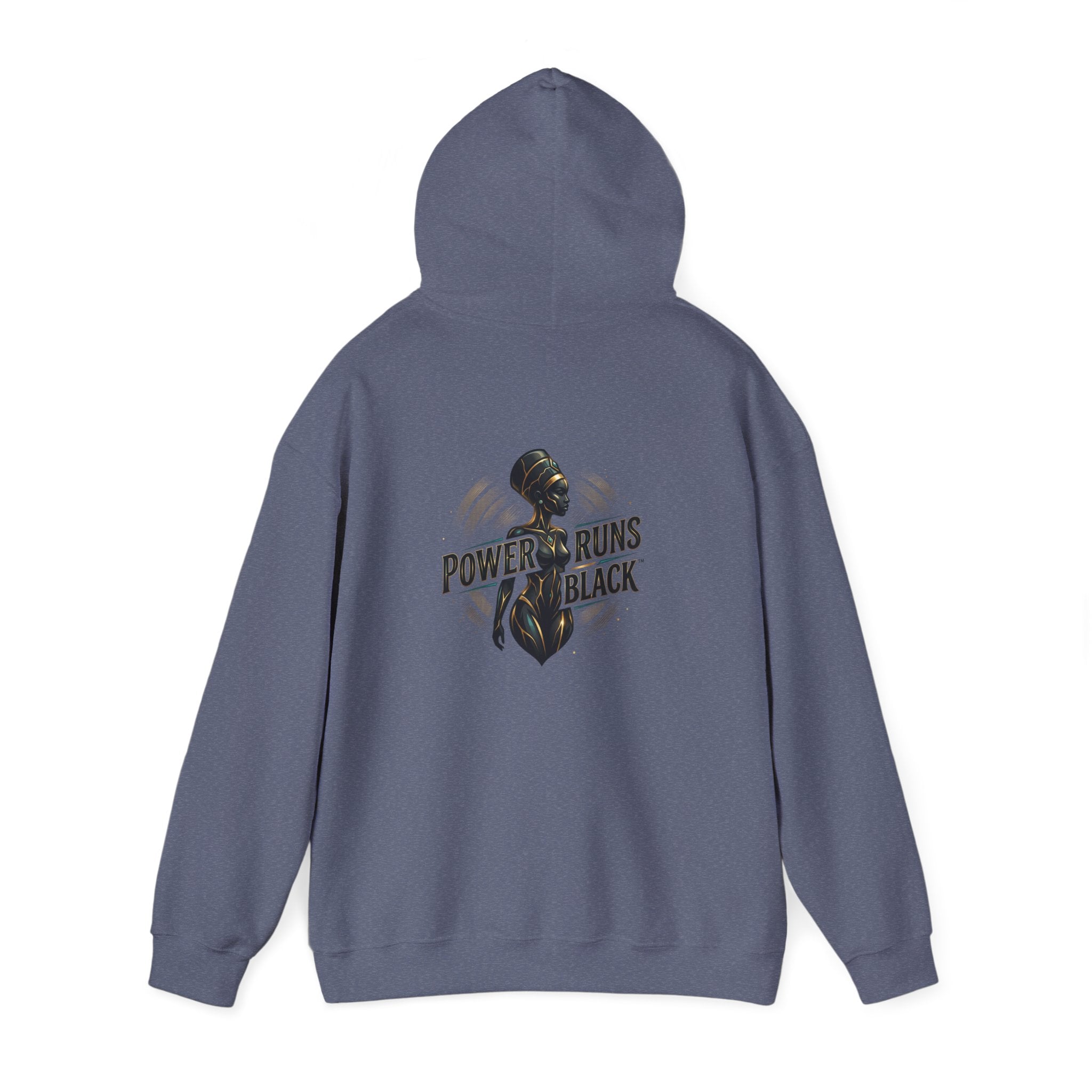 Power Runs Black PRB Logo hoodie Ascension State CROWN design by Power Runs Black