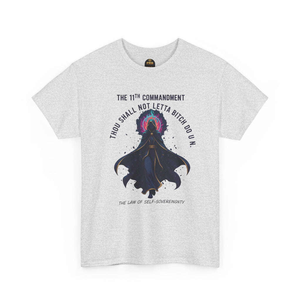 PRB Witchy Raven Graphic Tee — "Thou Shall Not Letta Bitch Do U N" by Power Runs Black
