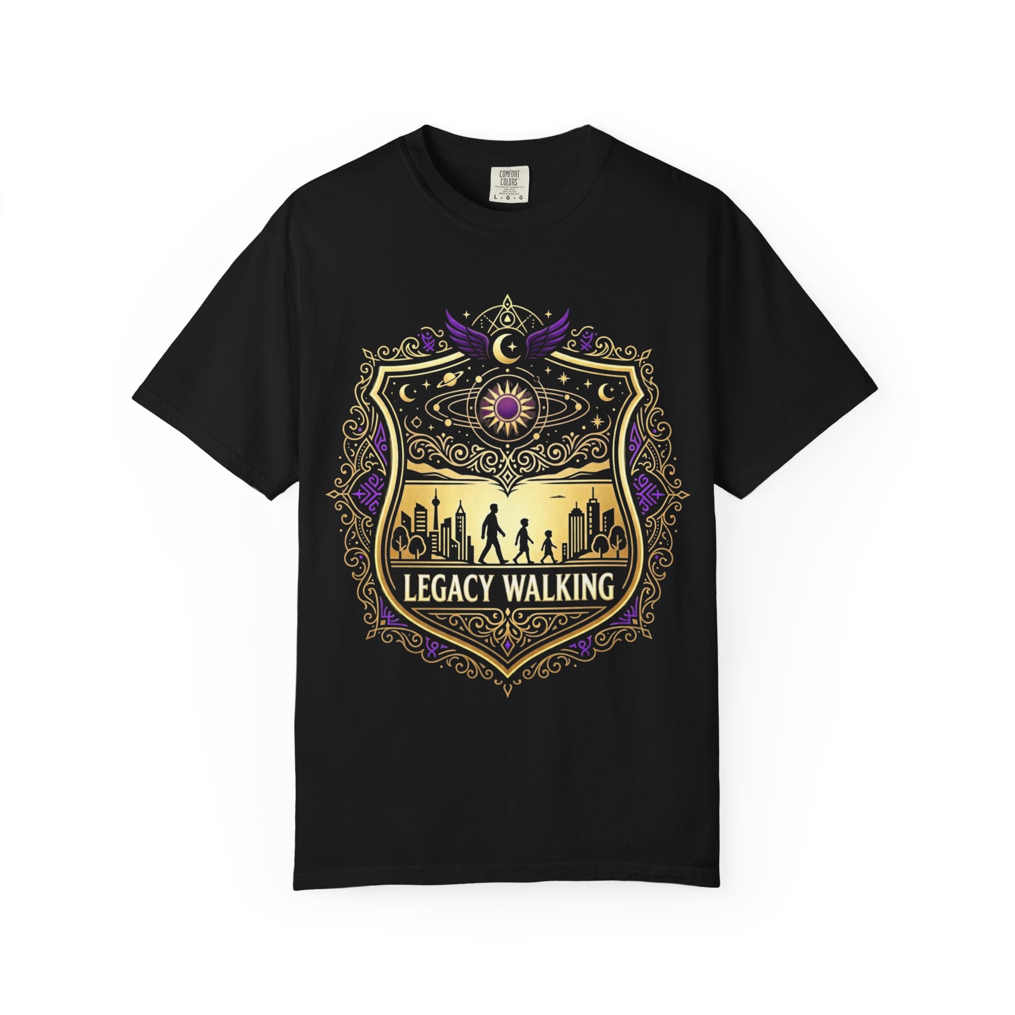 PRB Sci-Fi Adventure Graphic Tee | Futuristic Forest Print Unisex T-Shirt by Printify
