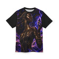 Power Runs Black PRB Afrofuturist Goddess All-Over Print Tee by Power Runs Black