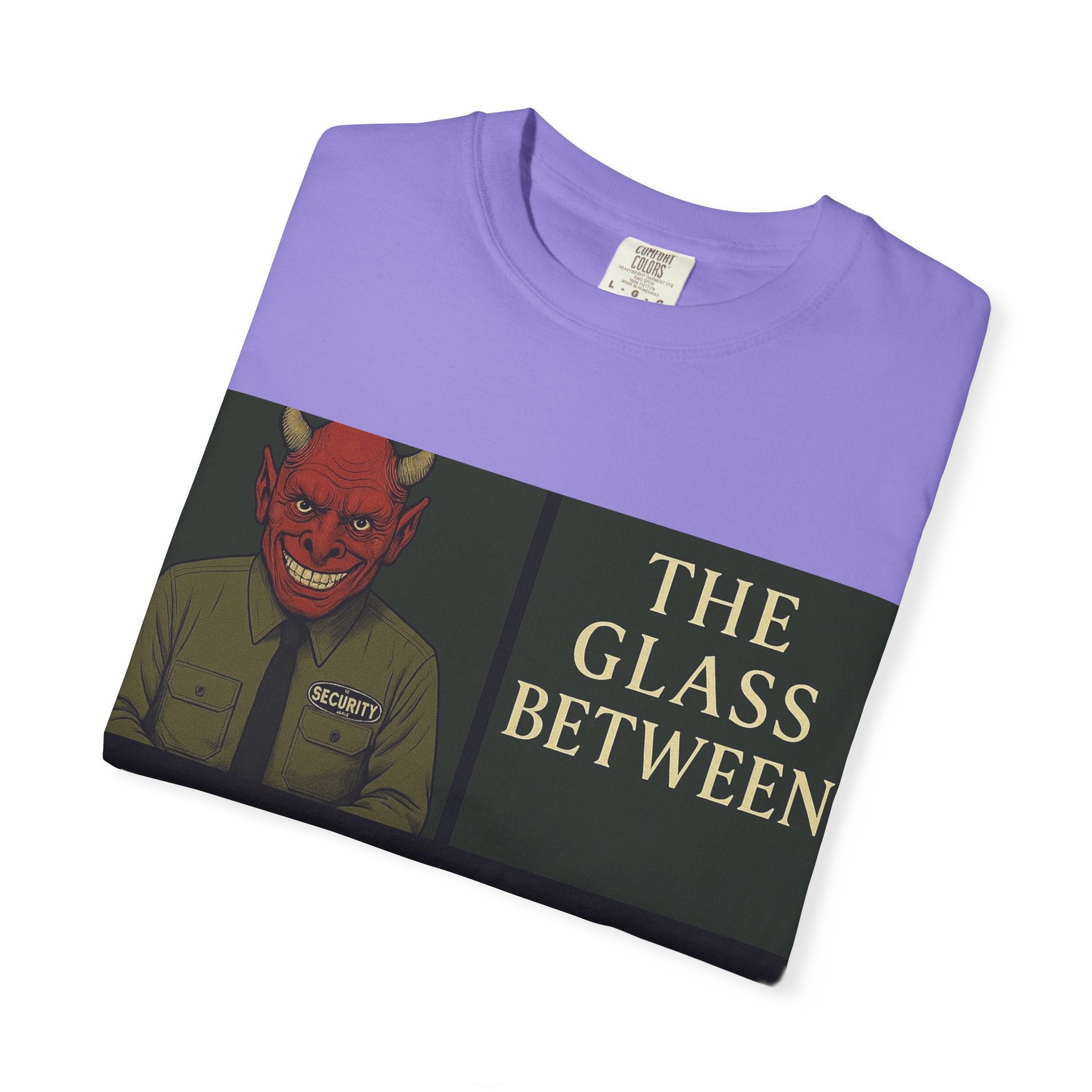 PRB The Glass Between Vintage Collage T-Shirt by Power Runs Black