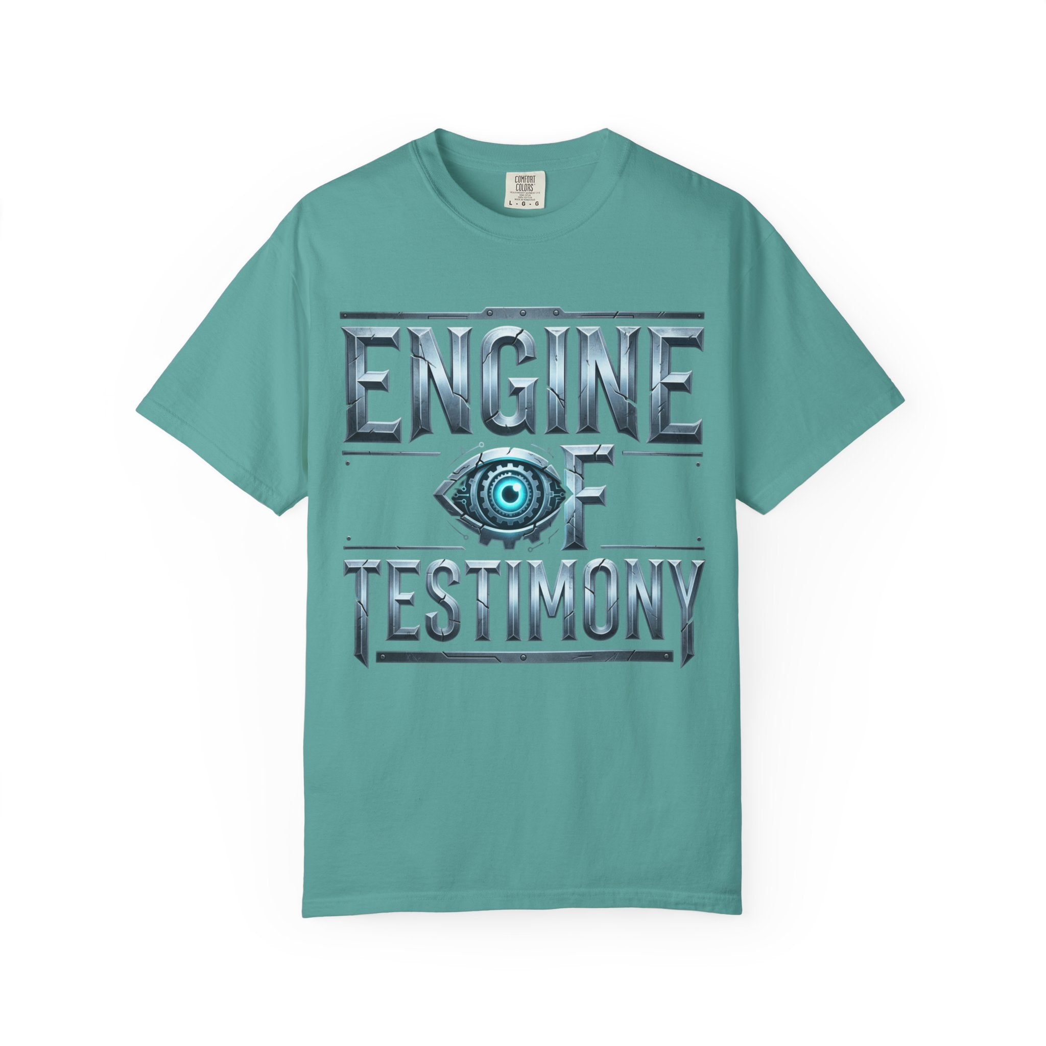 Printify PRB Engine of Testimony T-Shirt | Eye Emblem Graphic Tee - T-Shirt