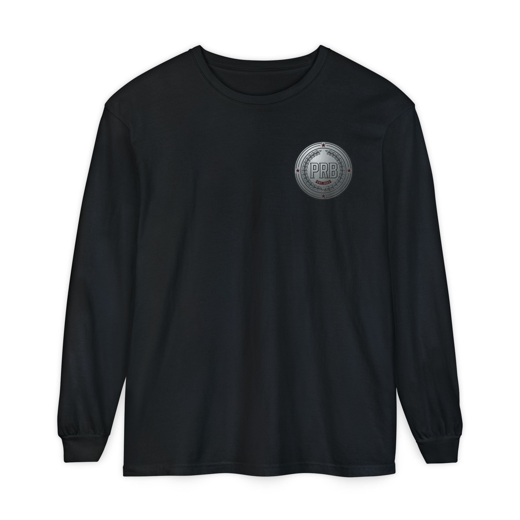 PRB The Starbound Seven graphic long sleeve shirt | cosmic superhero poster by Power Runs Black