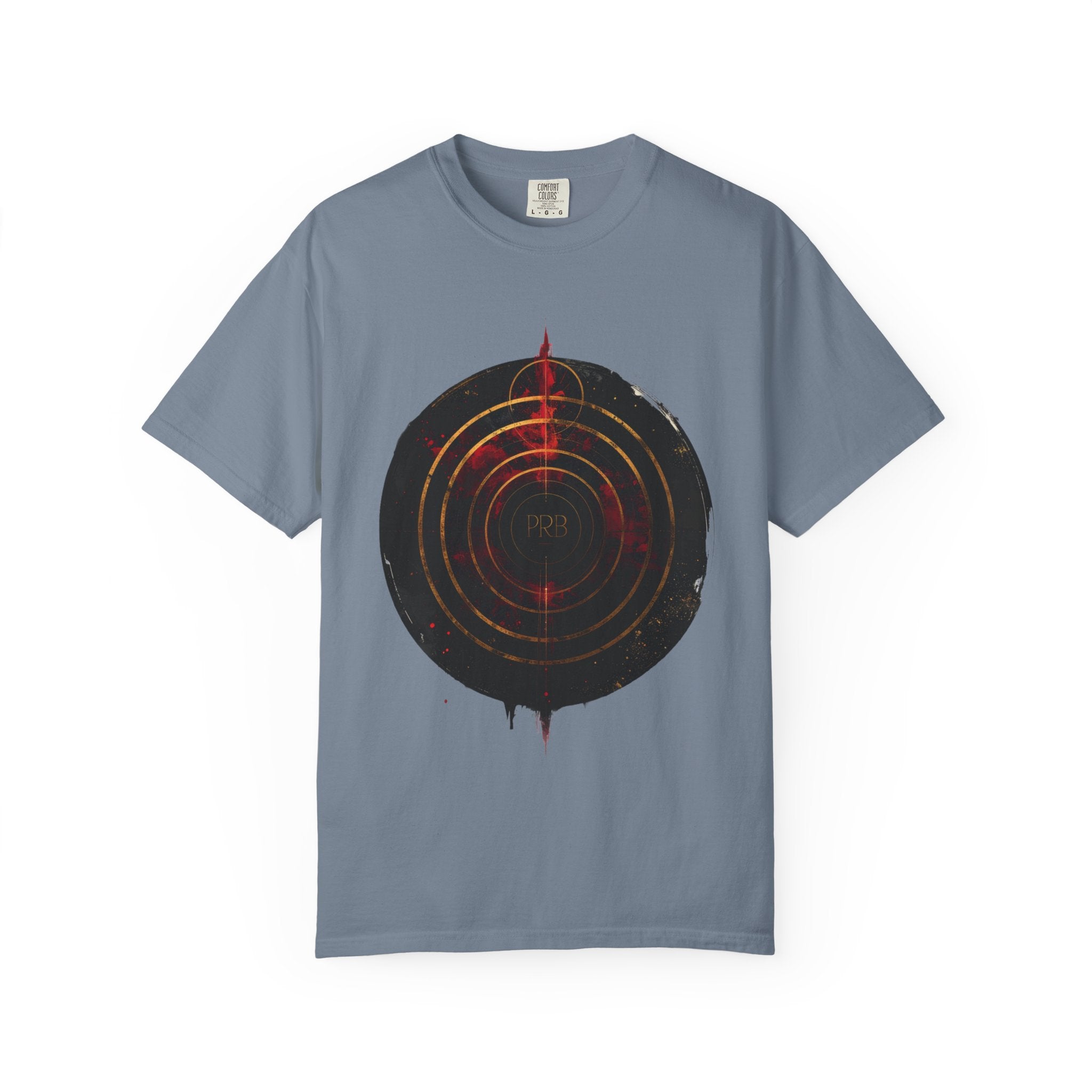 PRB Target Bullseye T-Shirt — Retro Circular Target Graphic Tee by Printify