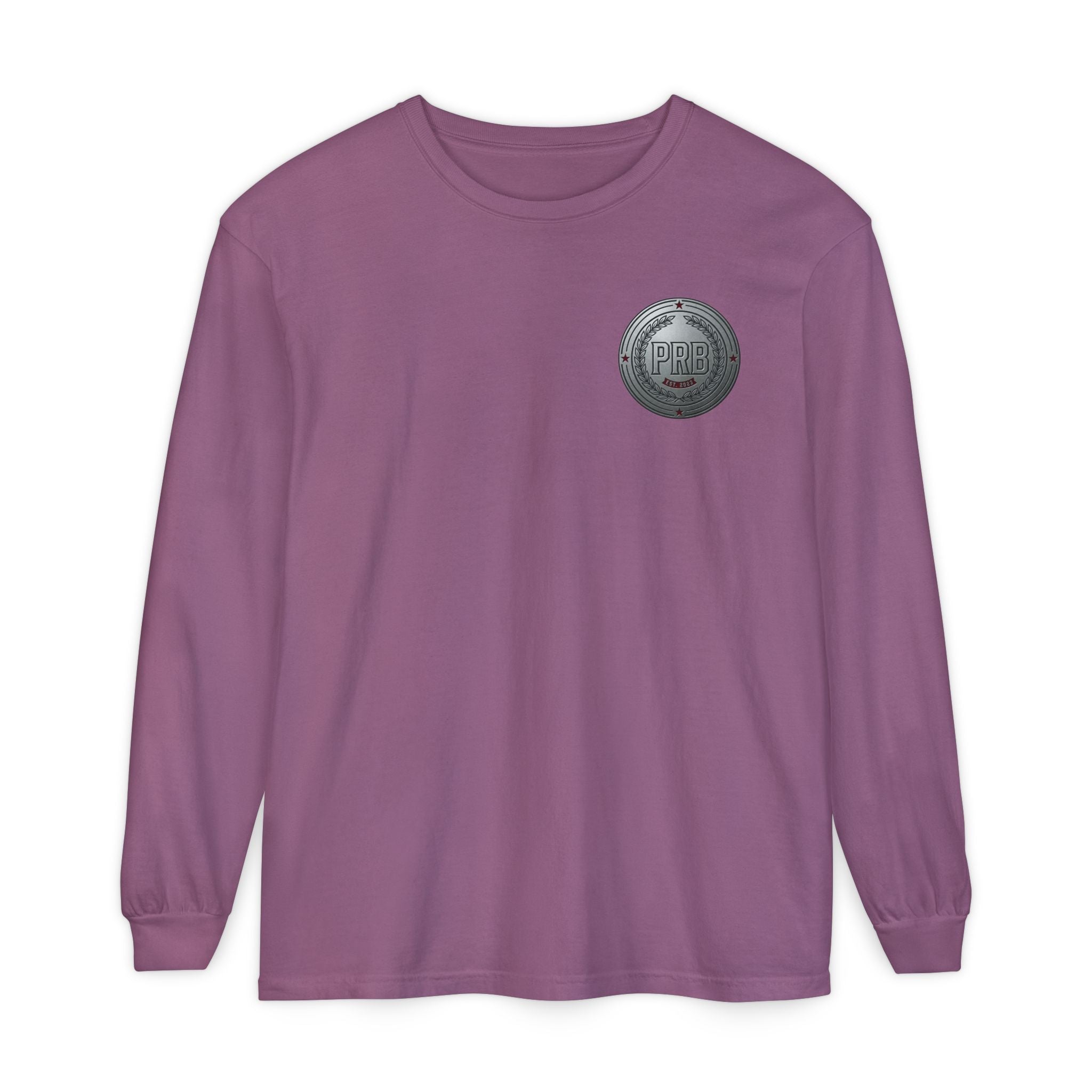 PRB The Starbound Seven graphic long sleeve shirt | cosmic superhero poster by Power Runs Black