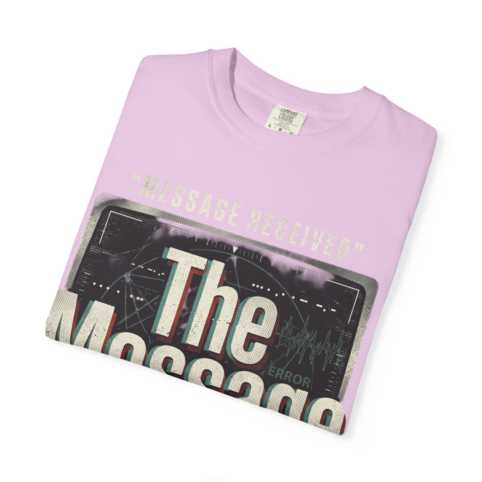 Power Runs Black PRB The Message Signal T-Shirt — Retro Graphic Tee with 'Message Received' Design by Power Runs Black