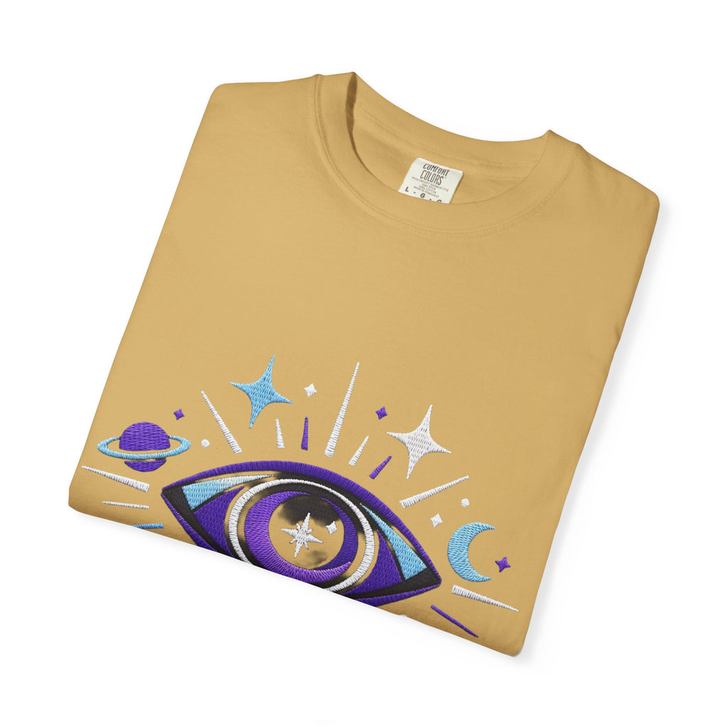 PRB Mystic All-Seeing Eye T-shirt | Cosmic Moon and Stars by Printify