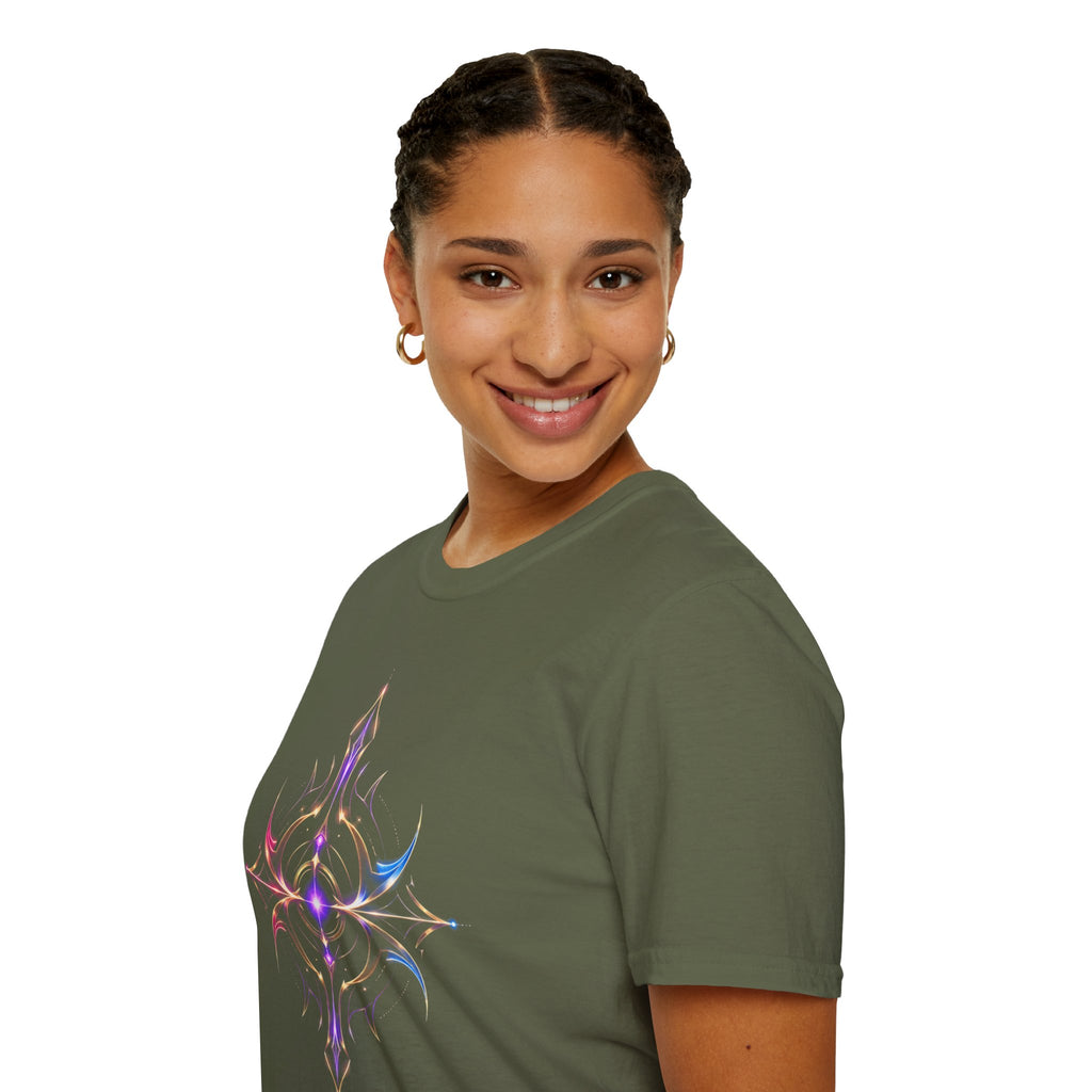 Power Runs Black PRB Pretty Rich Bitch The Collection Mystic Mandala Tee — Subtle Pastel Spiritual Graphic T-Shirt by Printify