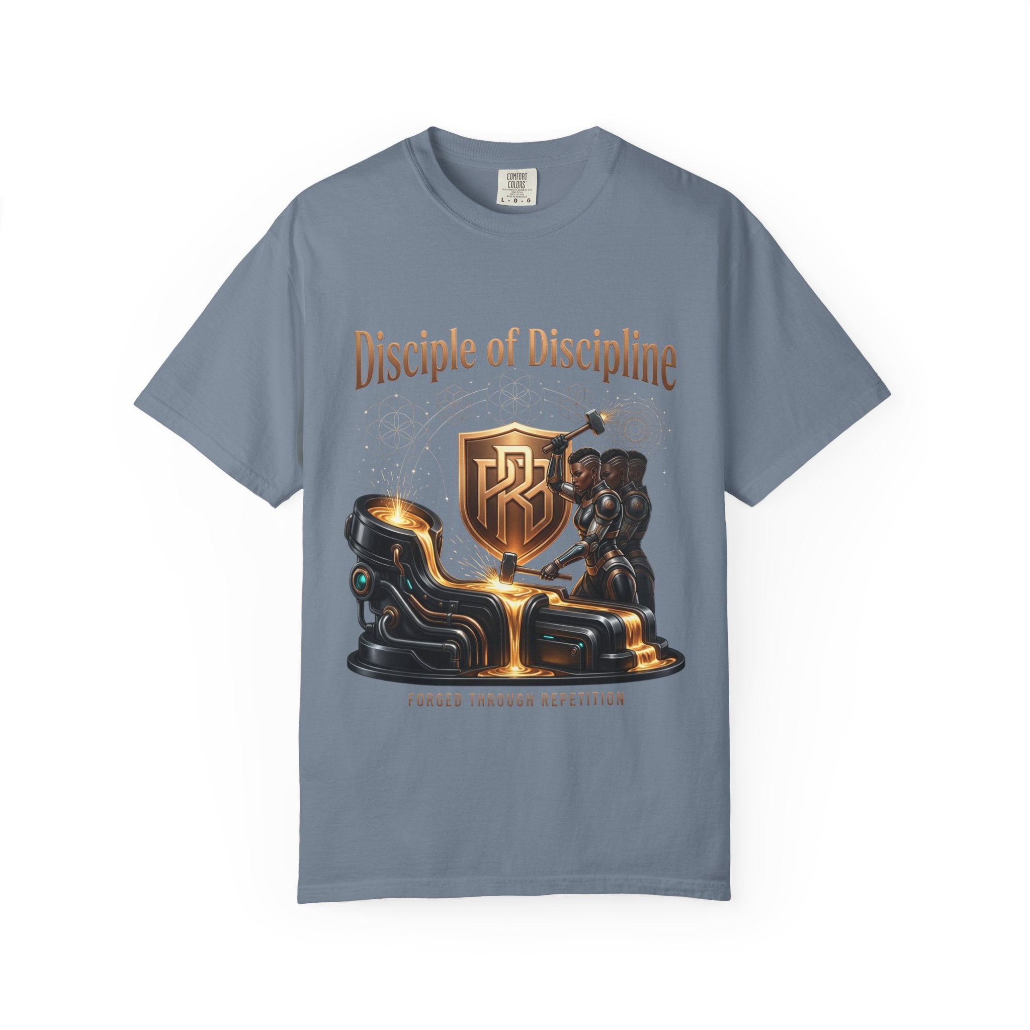 Printify PRB Disciple of Discipline T-Shirt — Forge Through Repetition Graphic Tee - T-Shirt