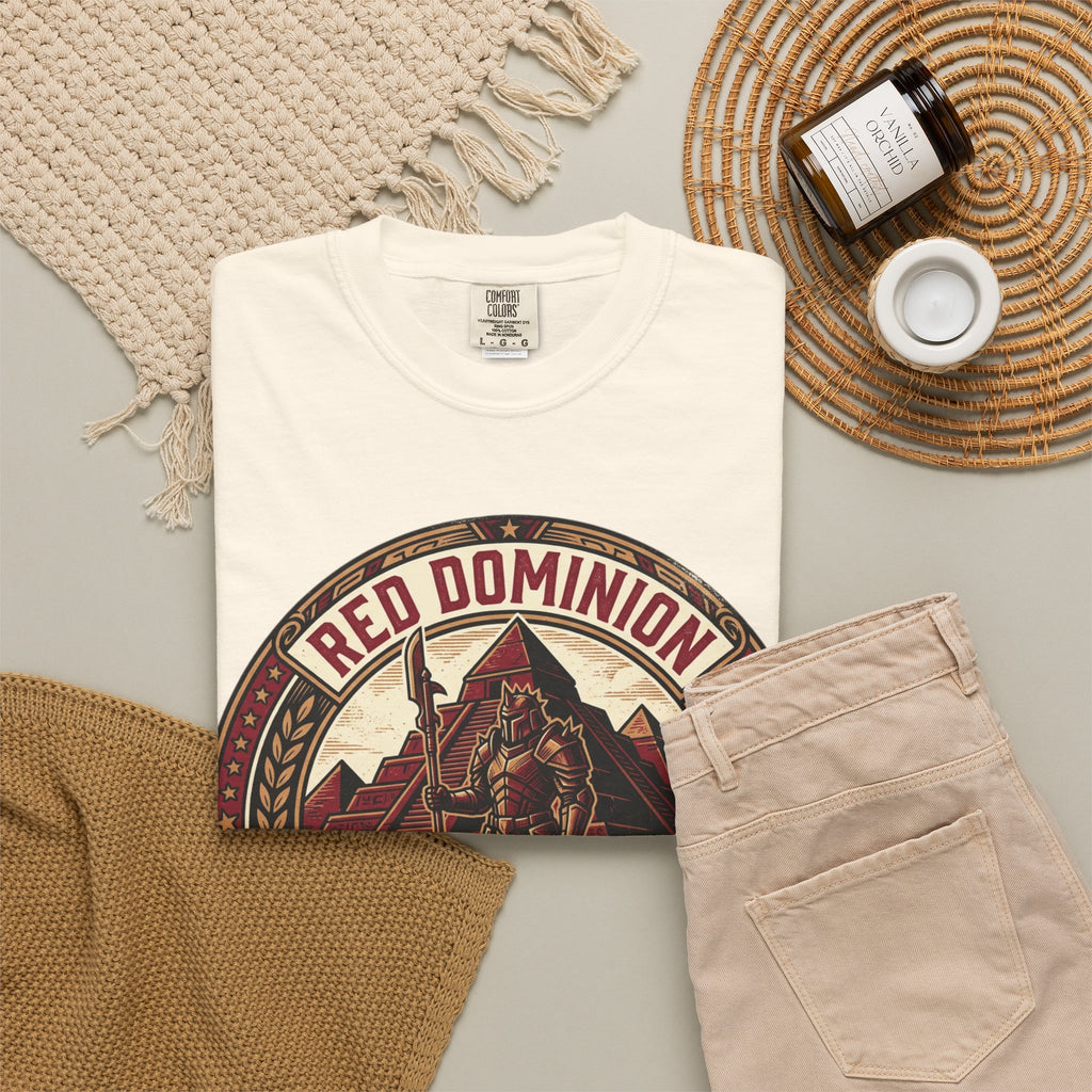 Power Runs Black PRB Red Dominion 'Right Side' Graphic T-Shirt by Power Runs Black