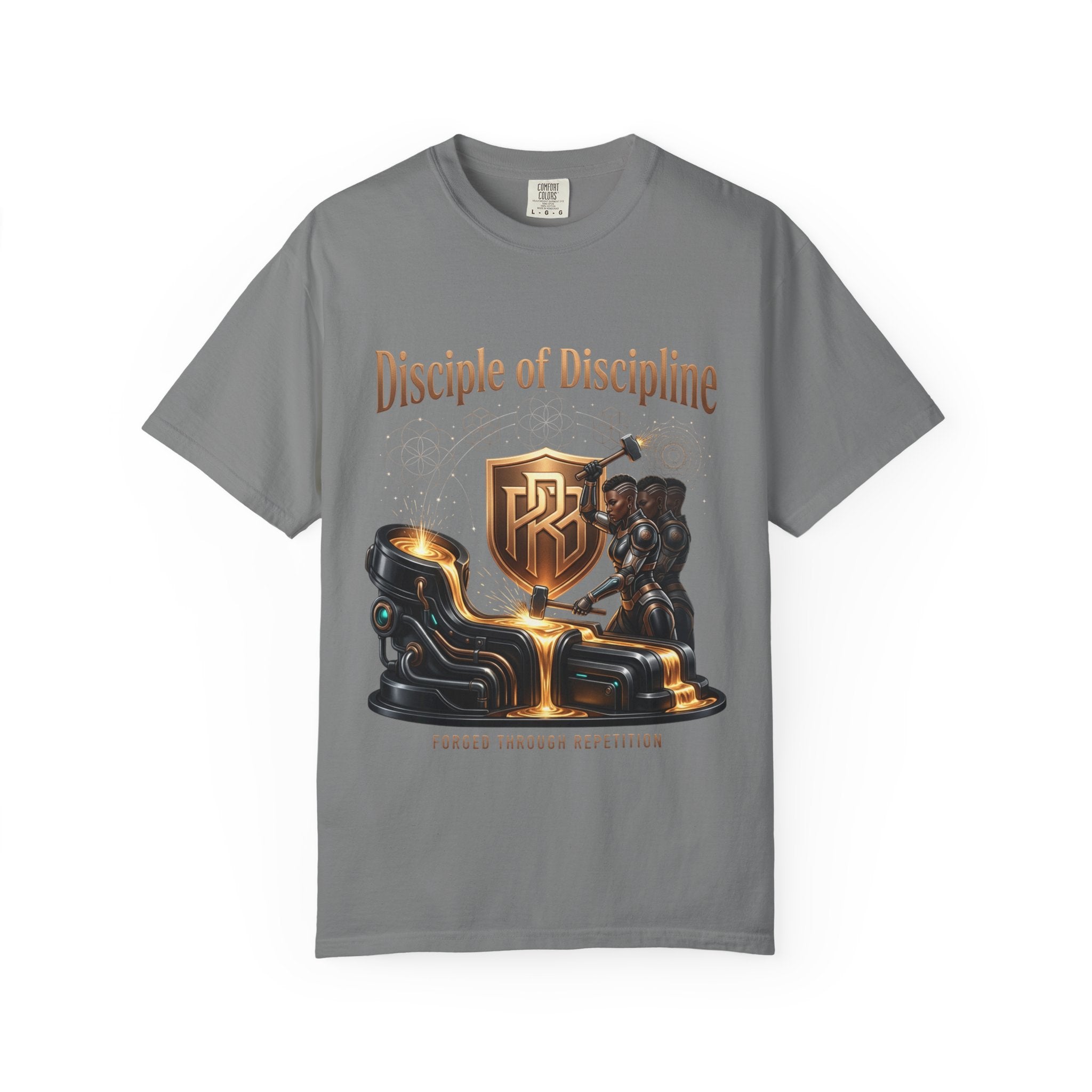 Printify PRB Disciple of Discipline T-Shirt — Forge Through Repetition Graphic Tee - T-Shirt