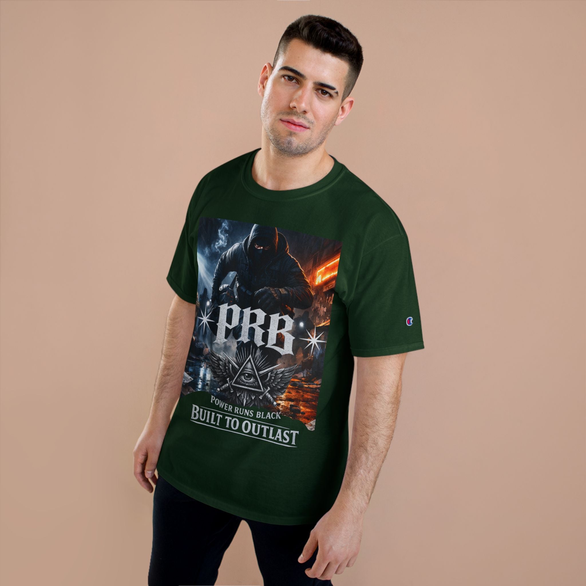 PRB 'Built to Outlast' Graphic Tee by Printify