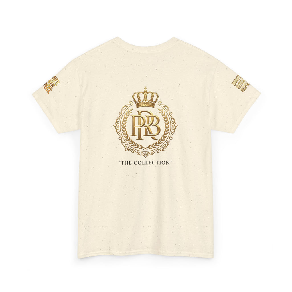 Power Runs Black PRB Pretty Rich Bitch The Collection by PRB Graphic Tee — Empowered Luxury Graphic T‑Shirt by Power Runs Black