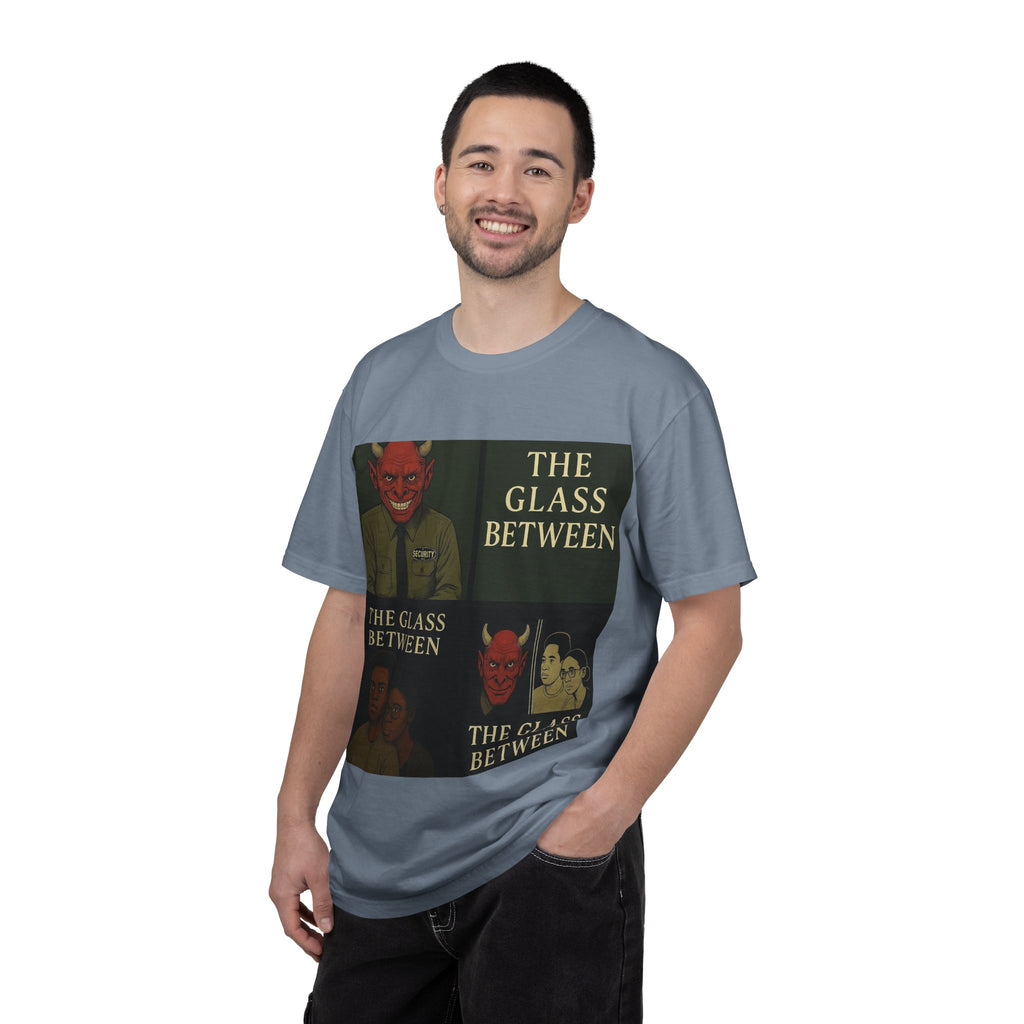 PRB The Glass Between Vintage Collage T-Shirt by Power Runs Black