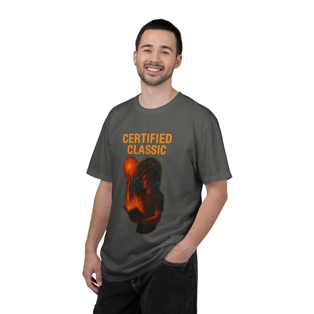 PRB Certified Classic head silhouette holding light bulb T-shirt | vintage inspired graphic tee by Power Runs Black