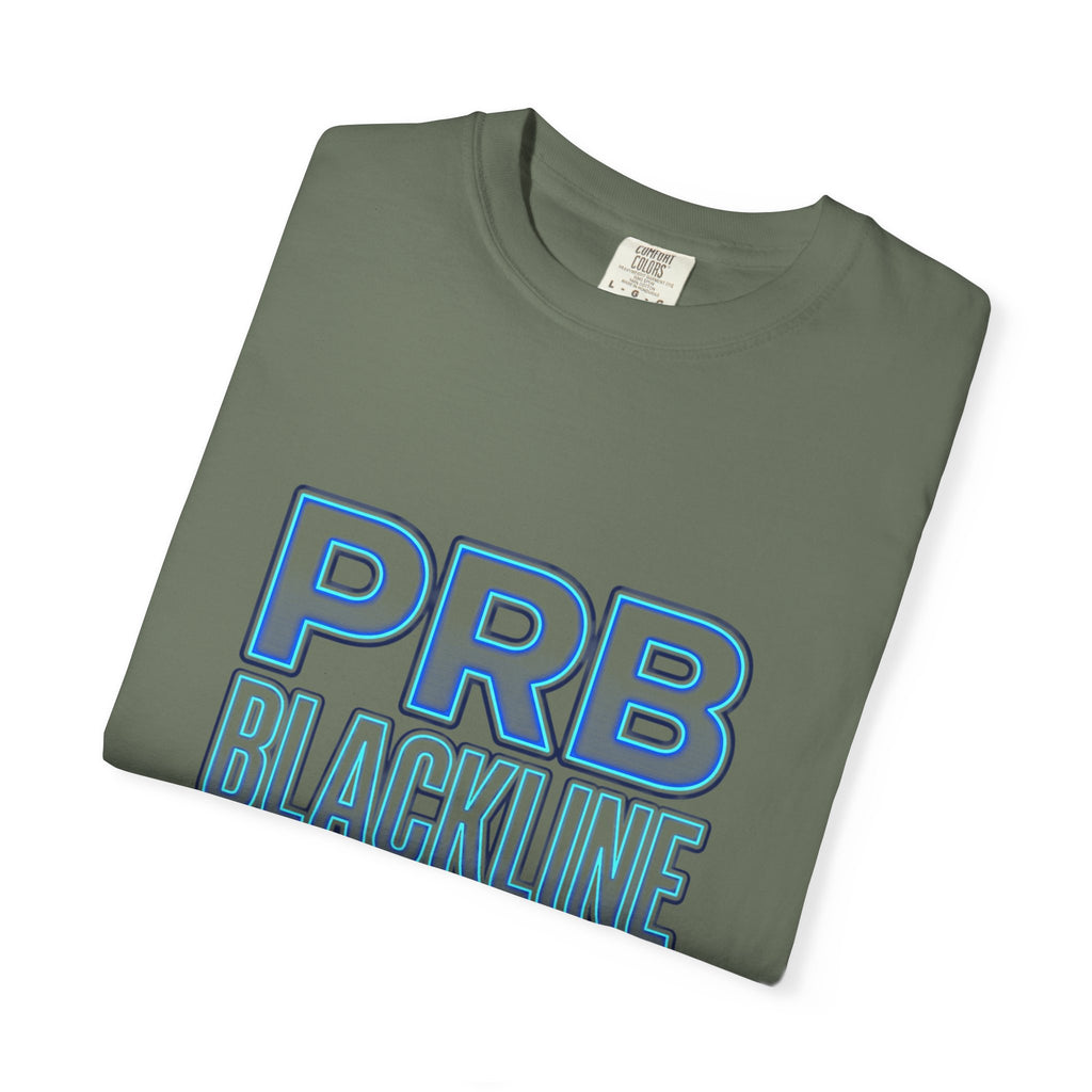 PRB Blackline Graphic T-shirt | Vector Ops Unit Tech Logo by Power Runs Black