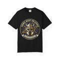 PRB Starforged Flex Cosmic Might Unleashed T-Shirt — Mythic Helmet Graphic Tee by Power Runs Black