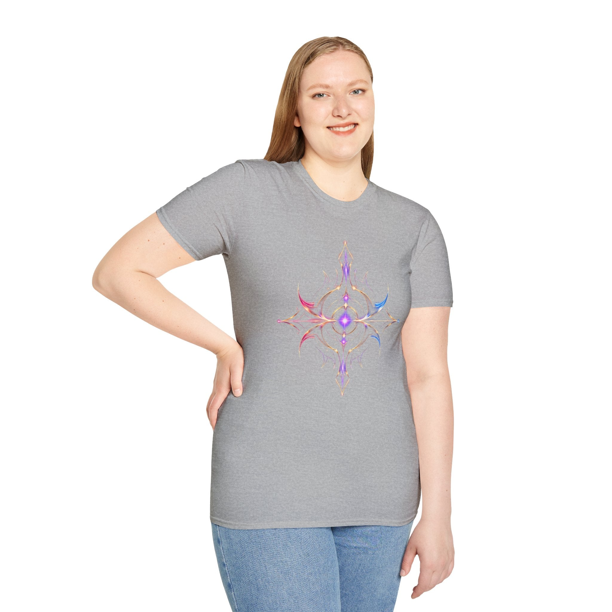 Power Runs Black PRB Pretty Rich Bitch The Collection Mystic Mandala Tee — Subtle Pastel Spiritual Graphic T-Shirt by Power Runs Black