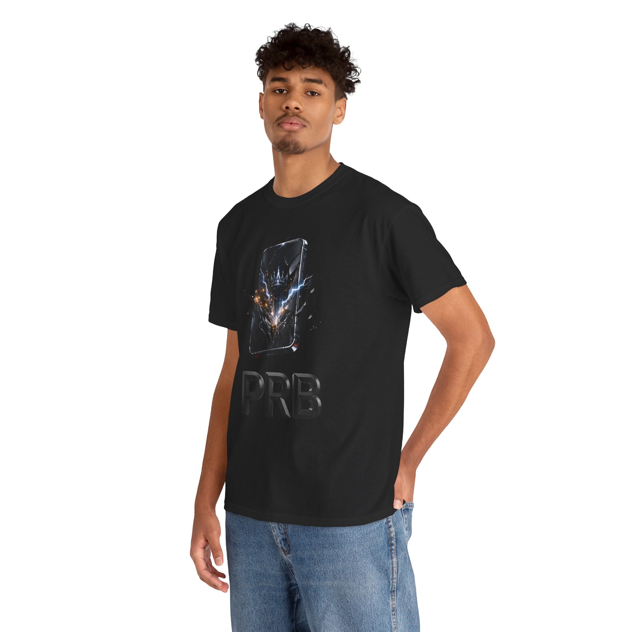 PRB Phone Smash Graphic Tee by Printify
