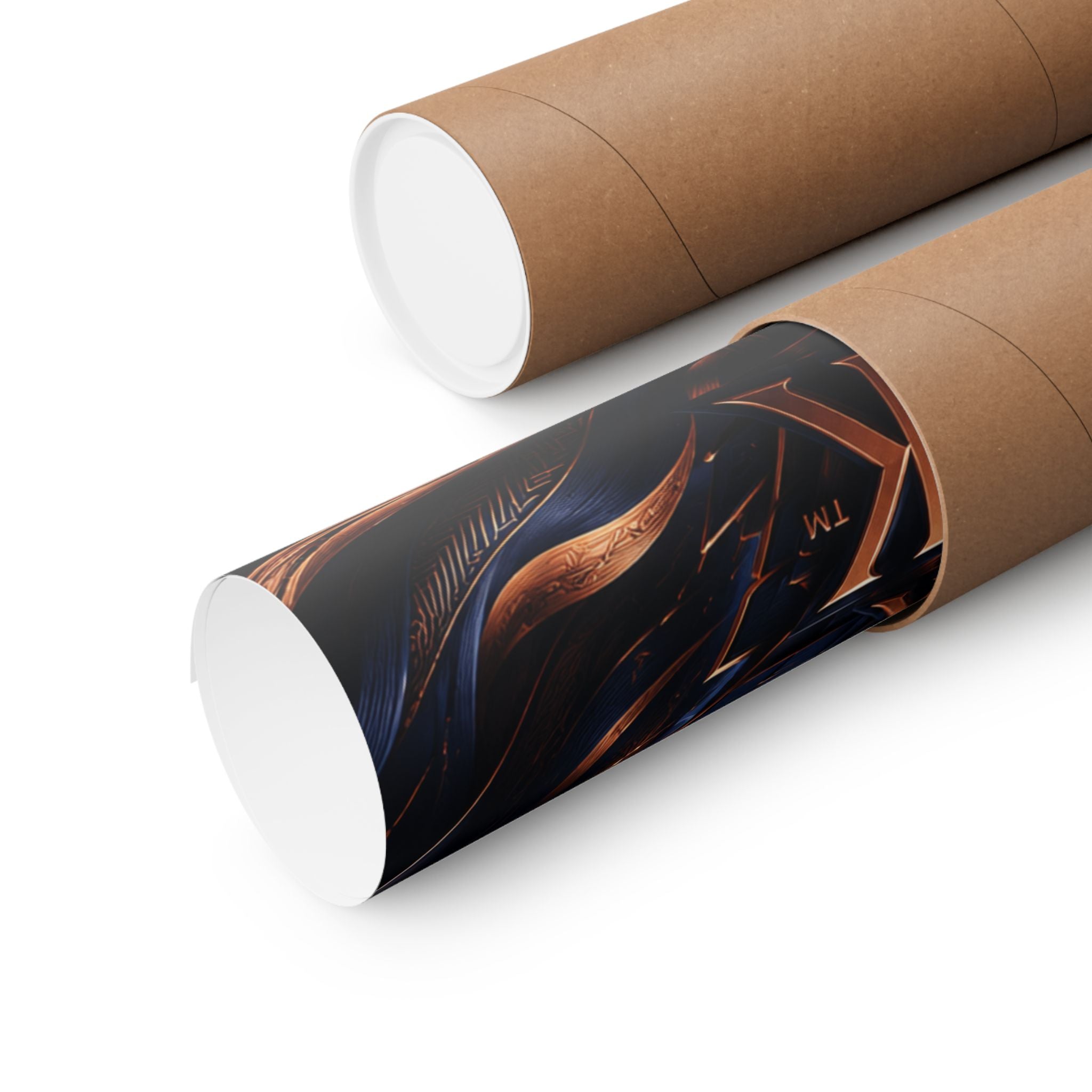 Power Runs Black Matte Poster — Afrocentric Inspirational Wall Art by Power Runs Black
