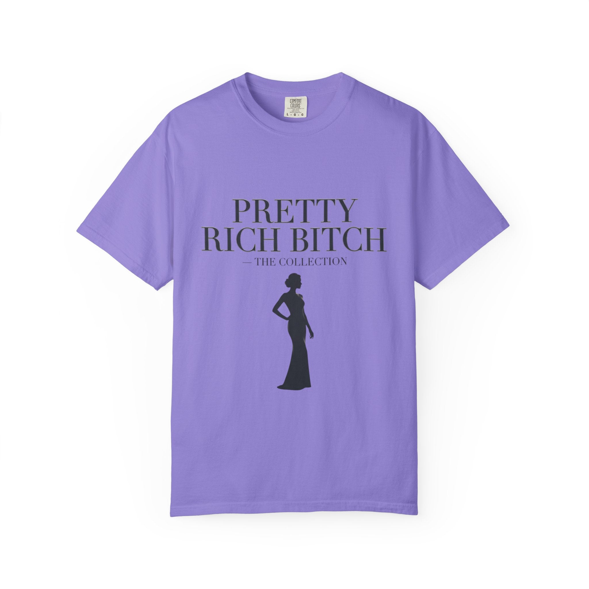 Pretty Rich Bitch The Collection by PRB Tee — Feminine Confidence Graphic T-Shirt by Power Runs Black
