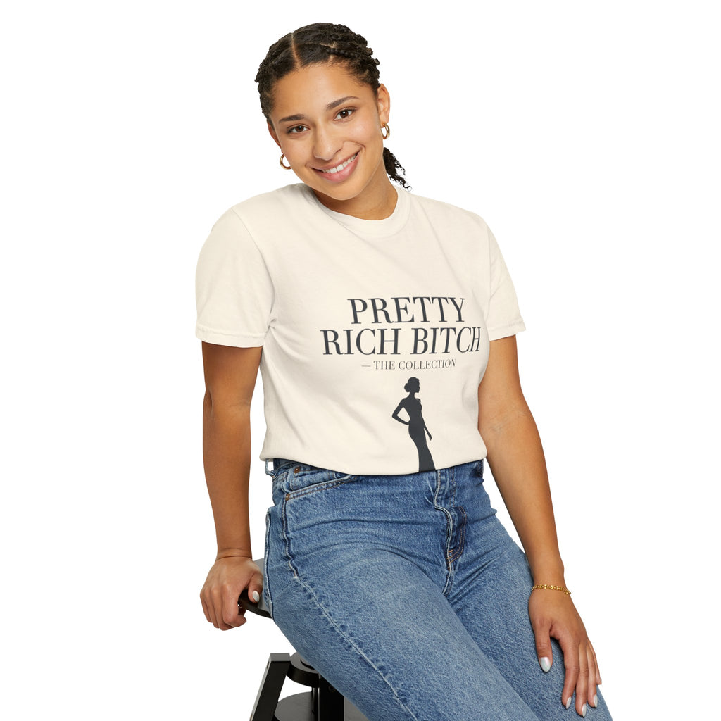 Pretty Rich Bitch The Collection by PRB Tee — Feminine Confidence Graphic T-Shirt by Power Runs Black