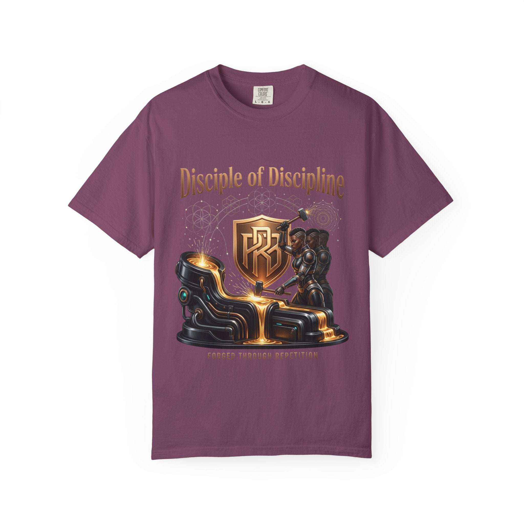 Printify PRB Disciple of Discipline T-Shirt — Forge Through Repetition Graphic Tee - T-Shirt