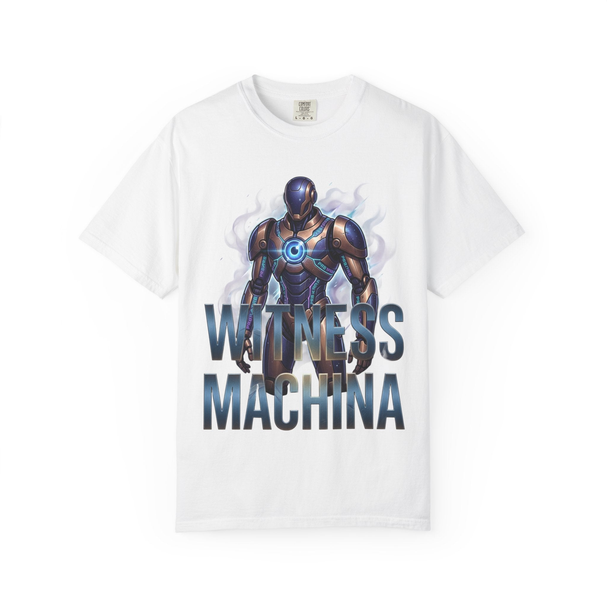 Printify PRB Witness Machina Robot Art T-shirt | Sci-Fi Cyborg Graphic Tee - T-Shirt