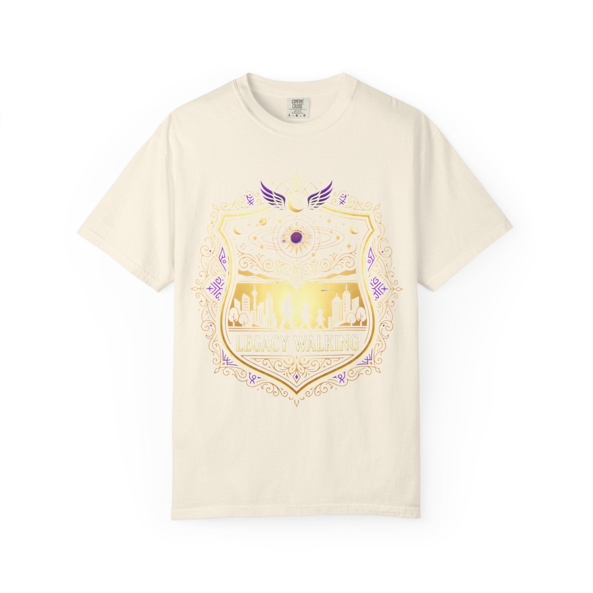 PRB Sci-Fi Adventure Graphic Tee | Futuristic Forest Print Unisex T-Shirt by Printify