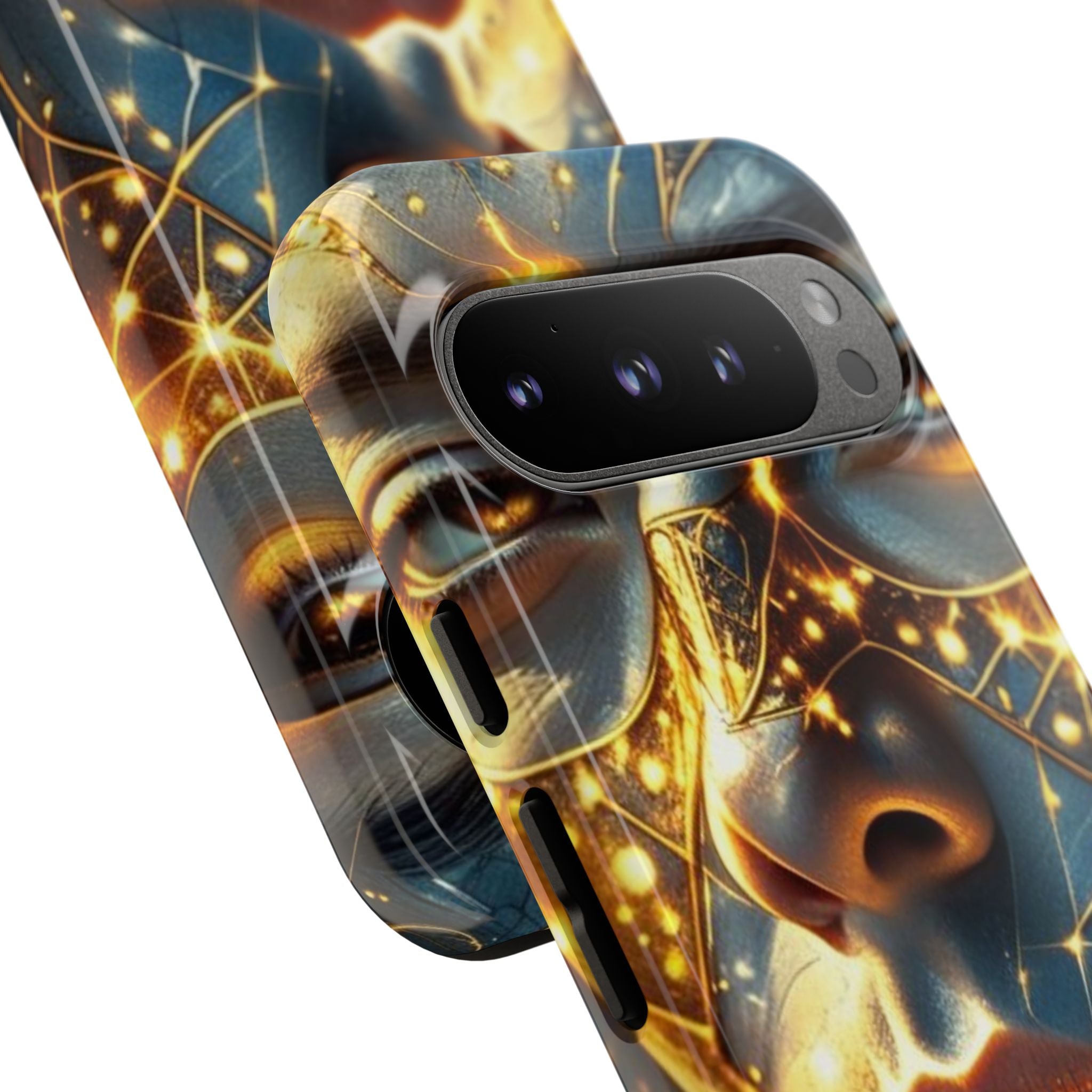 PRB Galactic Portrait Tough Case | Cosmic Face Phone Case, Starry Nebula Design by Printify