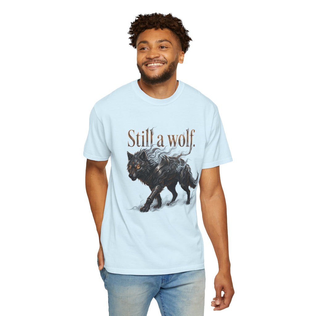 PRB Still a Wolf T-Shirt — Dark Wolf Graphic Tee by Printify