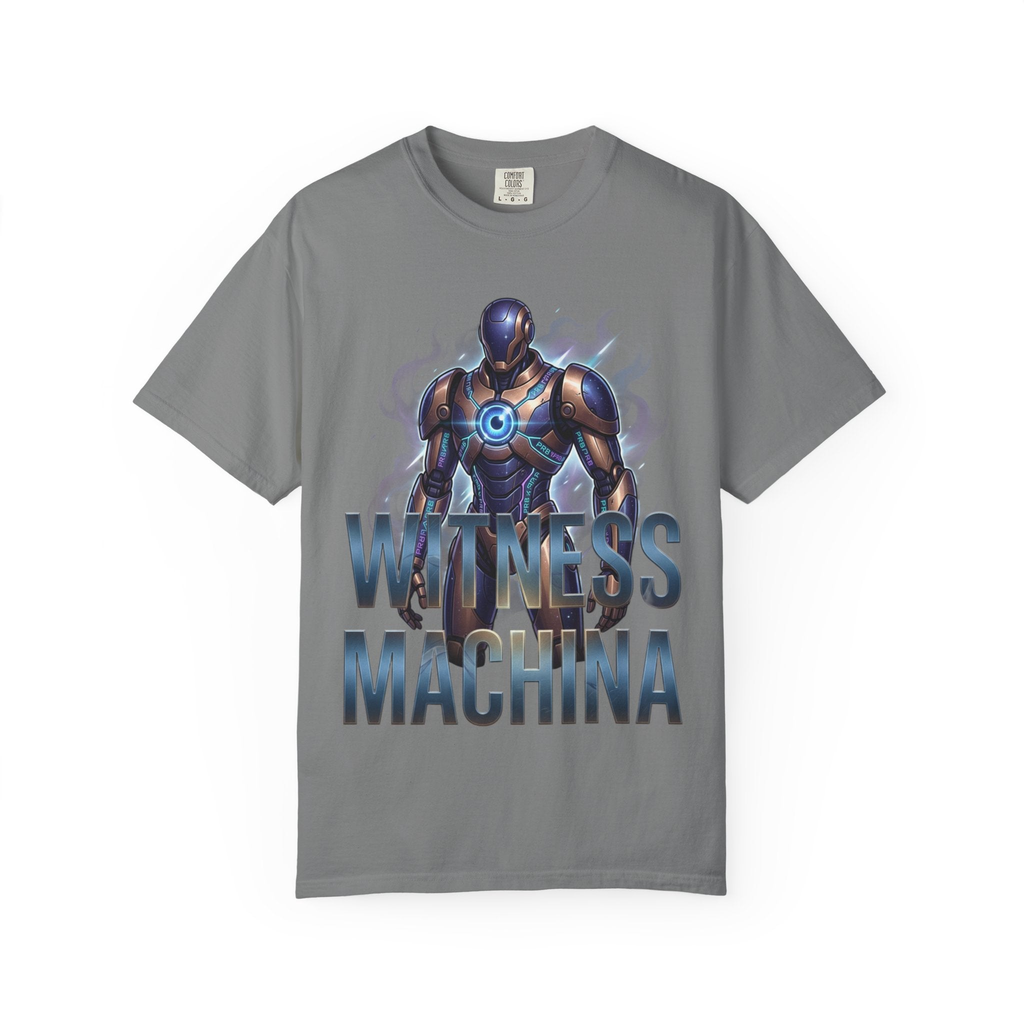 Printify PRB Witness Machina Robot Art T-shirt | Sci-Fi Cyborg Graphic Tee - T-Shirt