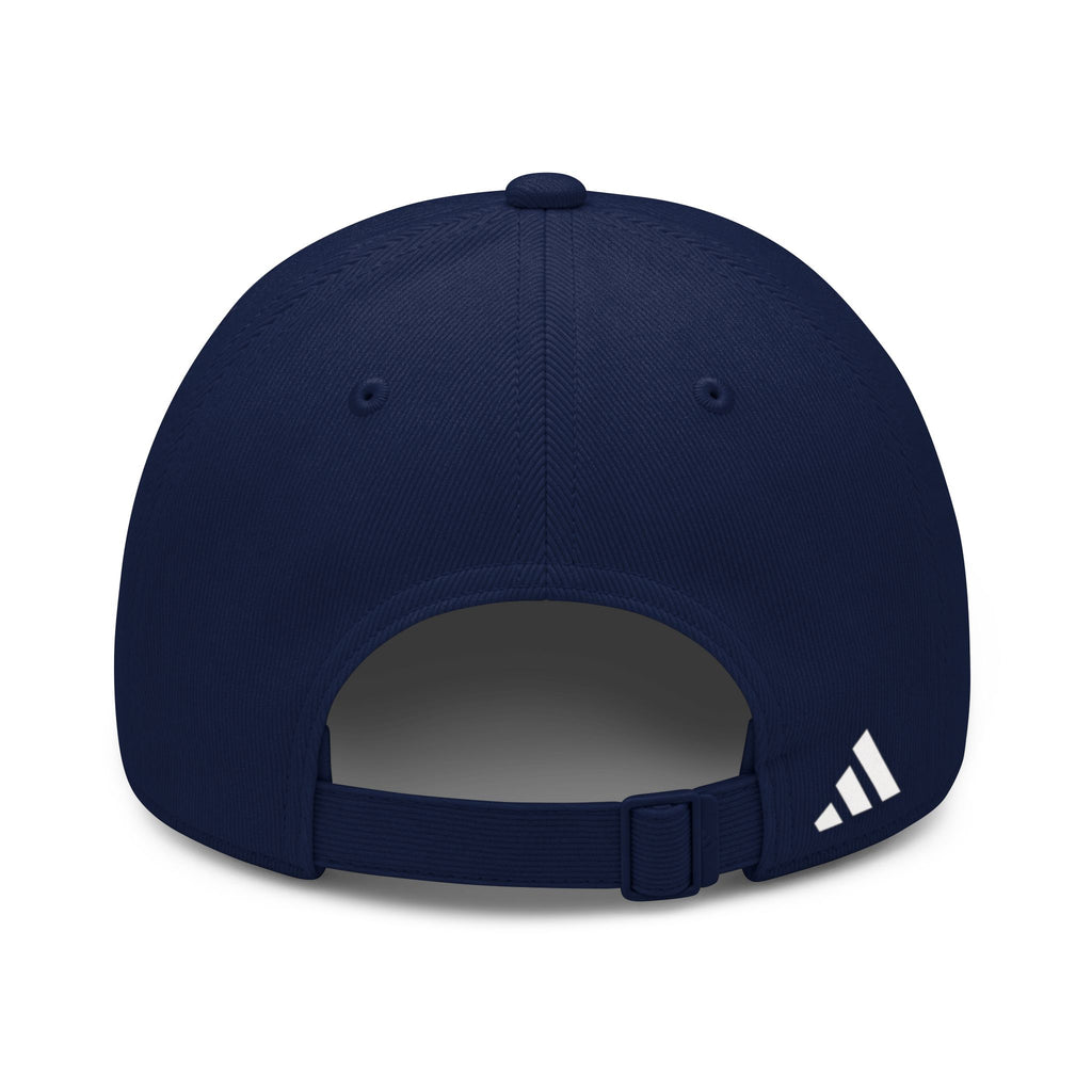 Power Runs Black Purple Mandala Soccer Adidas Cap — Minimal Streetwear Dad Hat by Power Runs Black