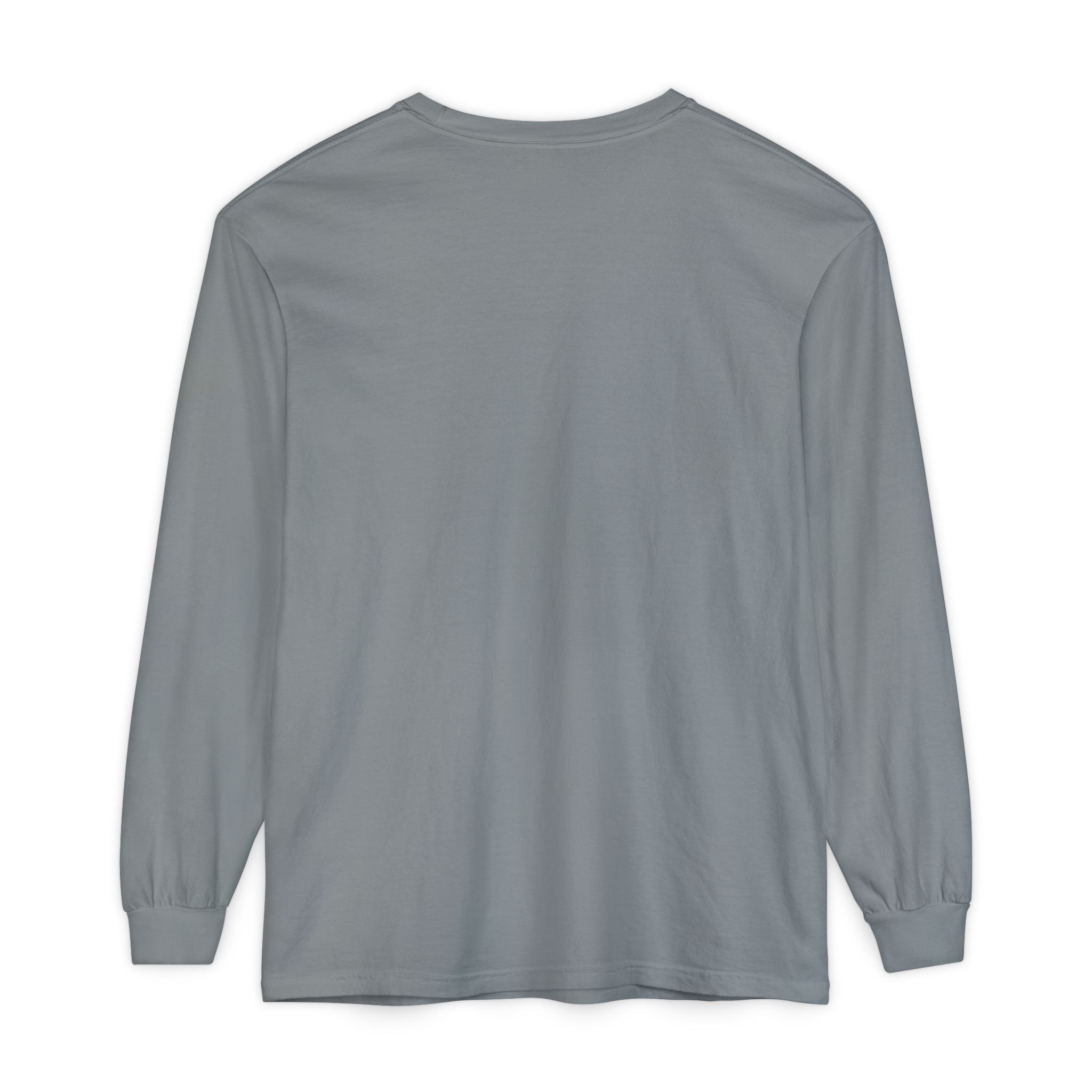 PRB Neon City Skyline Long Sleeve Shirt | Urban Nightscape Illustration by Power Runs Black