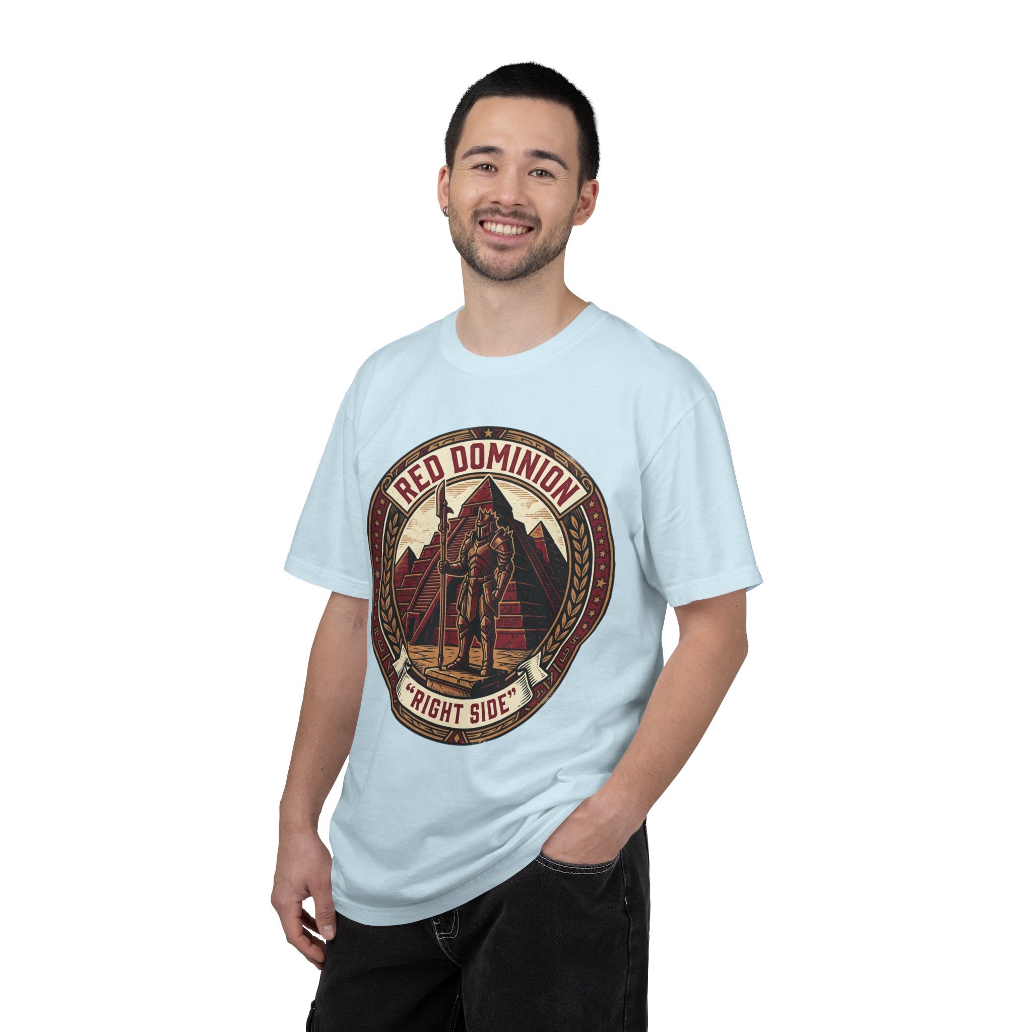 Power Runs Black PRB Red Dominion 'Right Side' Graphic T-Shirt by Power Runs Black