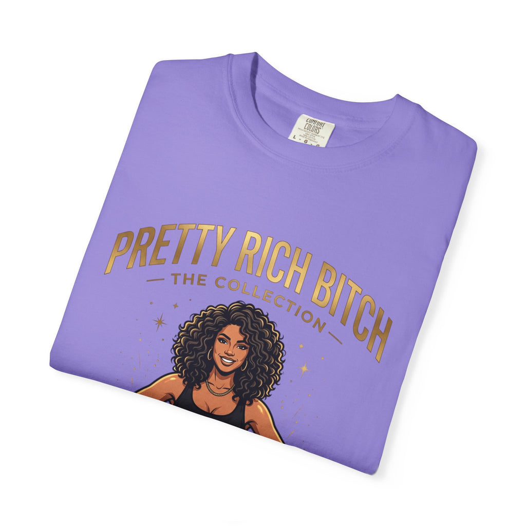 Pretty Rich Bitch The Collection by PRB T-Shirt — Empowered Black Woman Graphic Tee by Power Runs Black