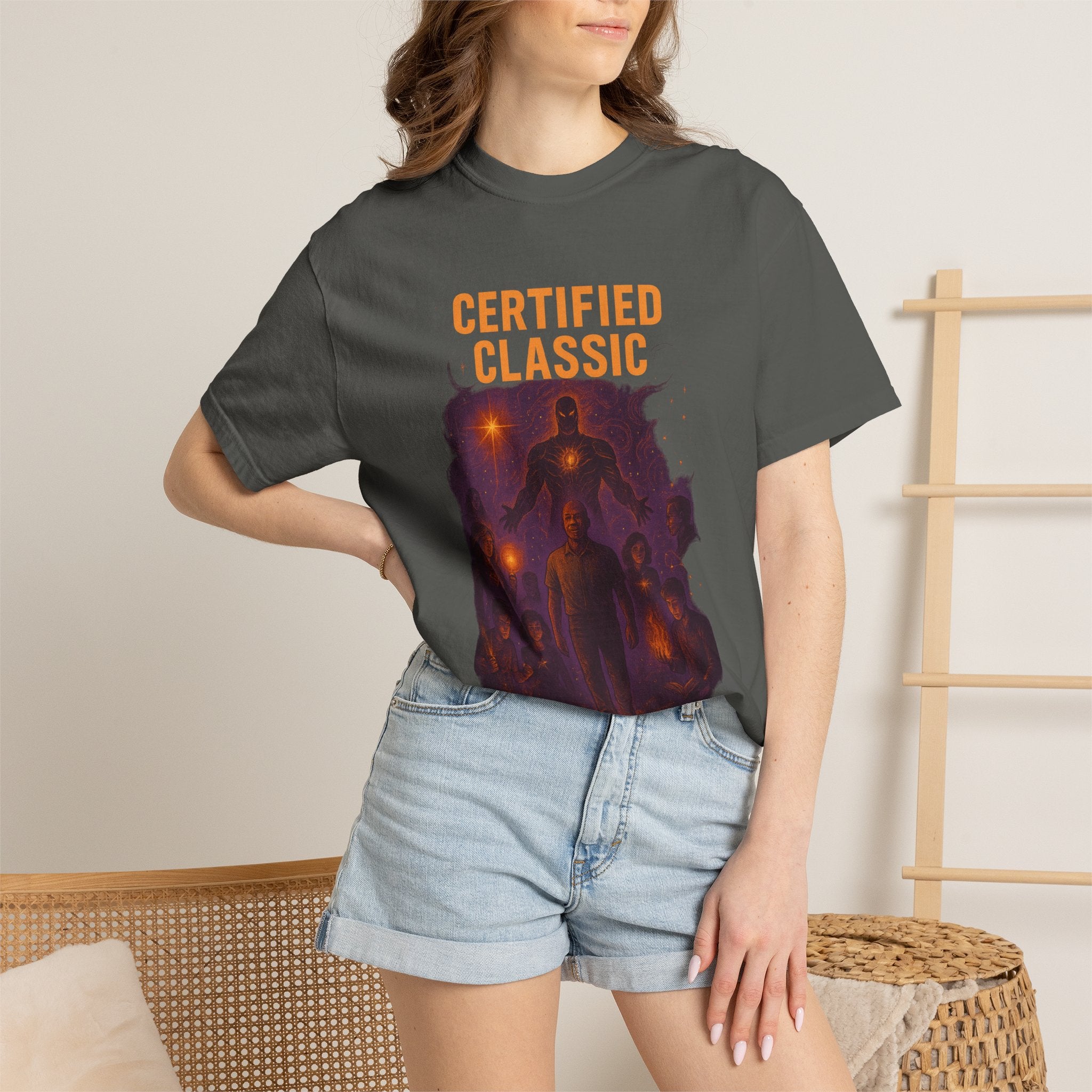 PRB Certified Classic shirt | Retro horror silhouette design by Printify