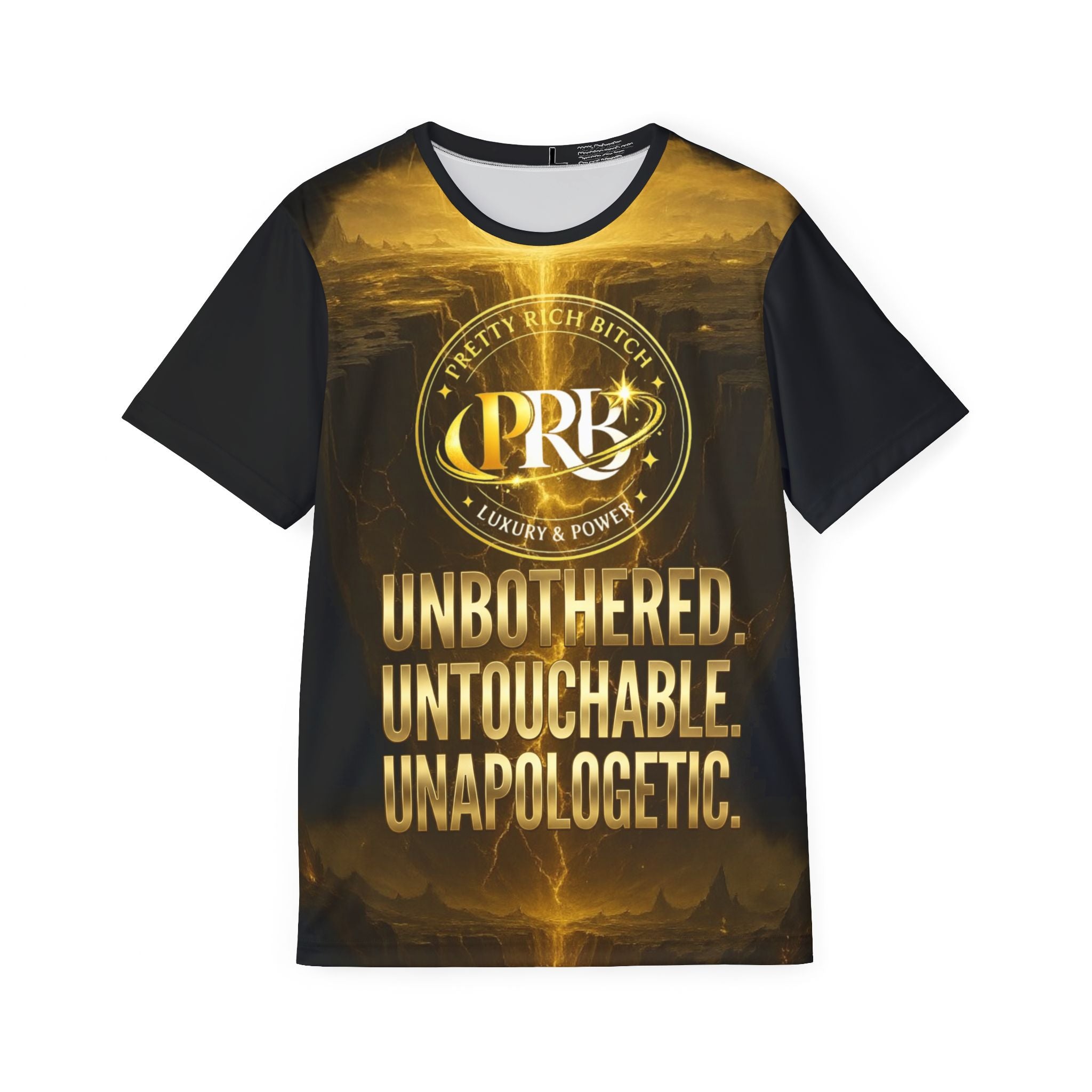 Pretty Rich Bitch The Collection by PRB Unbothered Untouchable Unapologetic Sports Jersey by Printify
