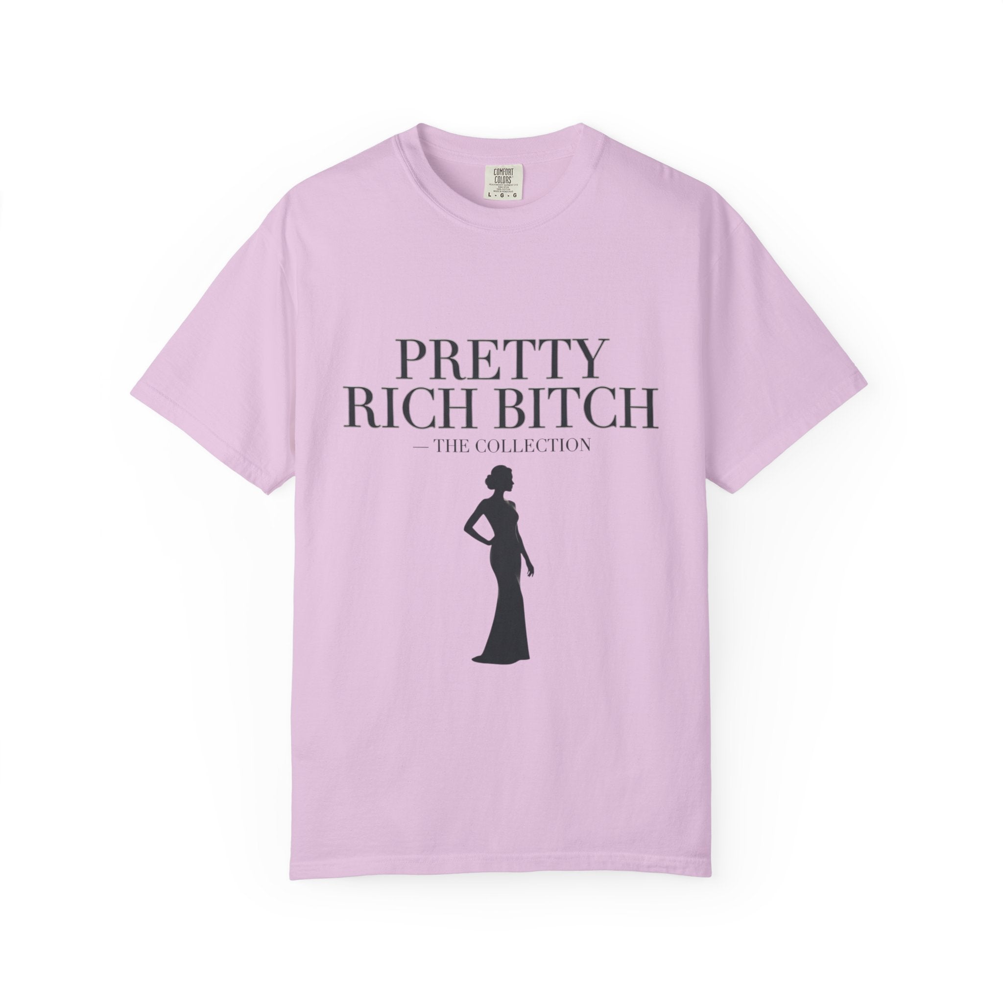 Pretty Rich Bitch The Collection by PRB Tee — Feminine Confidence Graphic T-Shirt by Power Runs Black