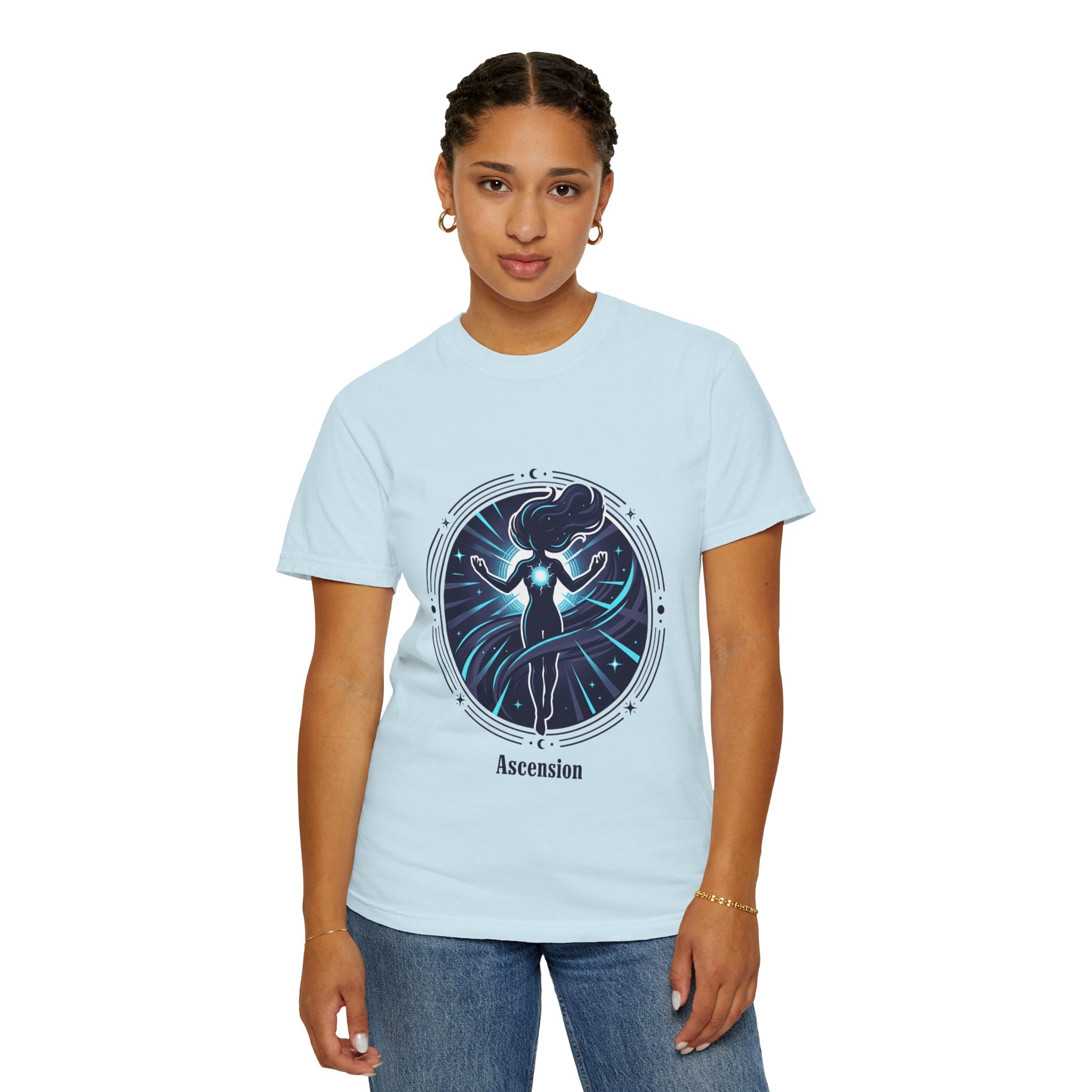 Power Runs Black PRB Ascension T-Shirt — Spiritual Energy Graphic Tee by Power Runs Black
