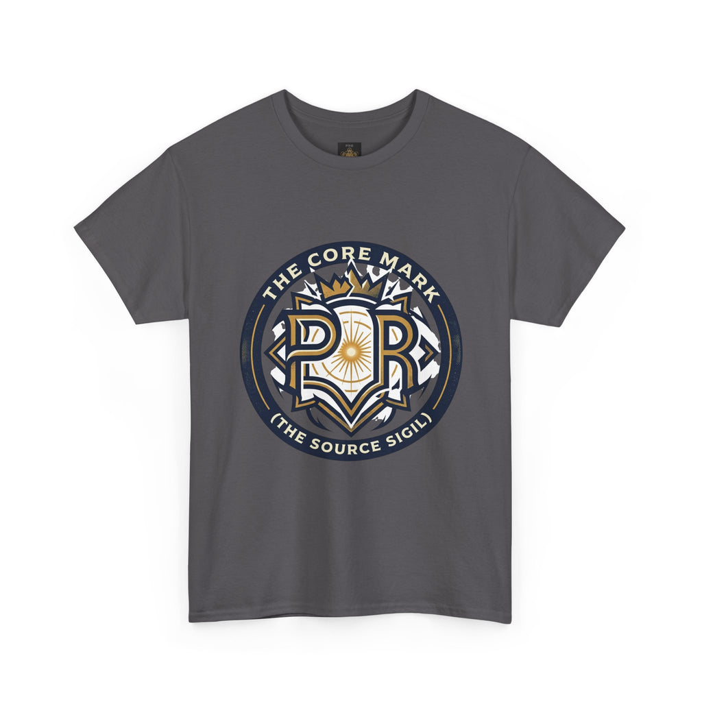 Power Runs Black PRB Core Mark Logo T-Shirt — "The Source Sigil" Retro Emblem Tee by Power Runs Black