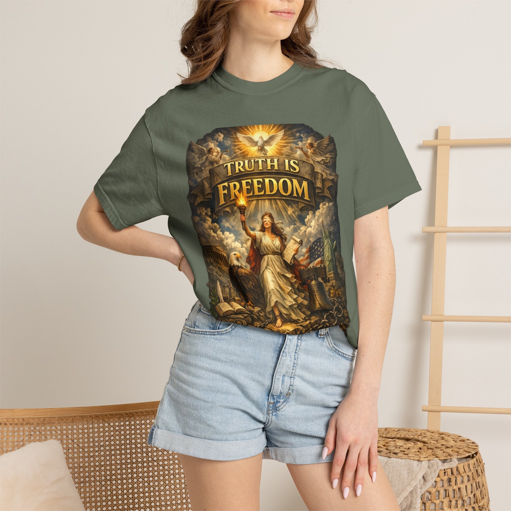 PRB Truth Is Freedom Graphic T-Shirt by Power Runs Black