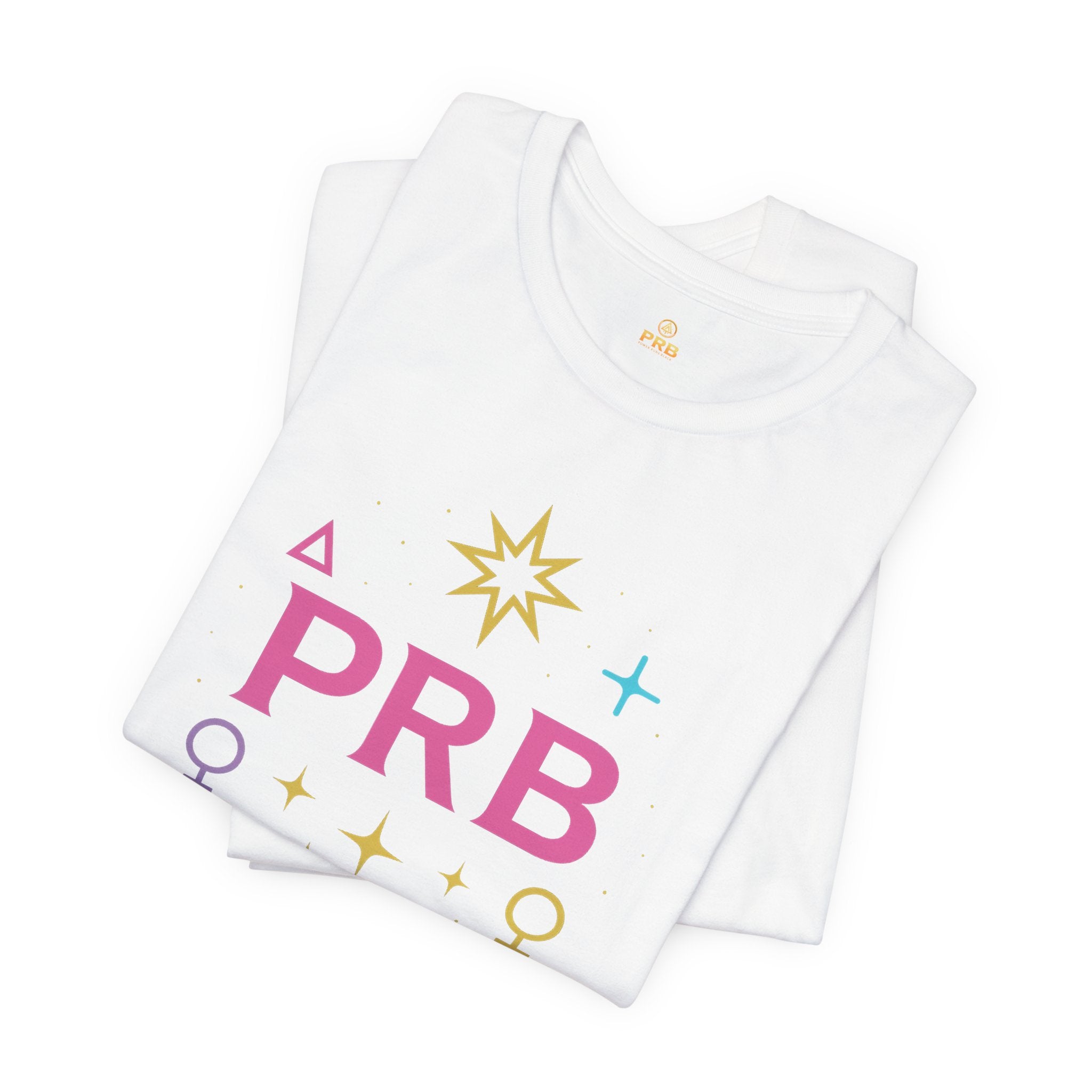 Pretty Rich Bitch The Collection by PRB Floral Lotus T‑Shirt — Colorful Spiritual Symbol Tee by Power Runs Black