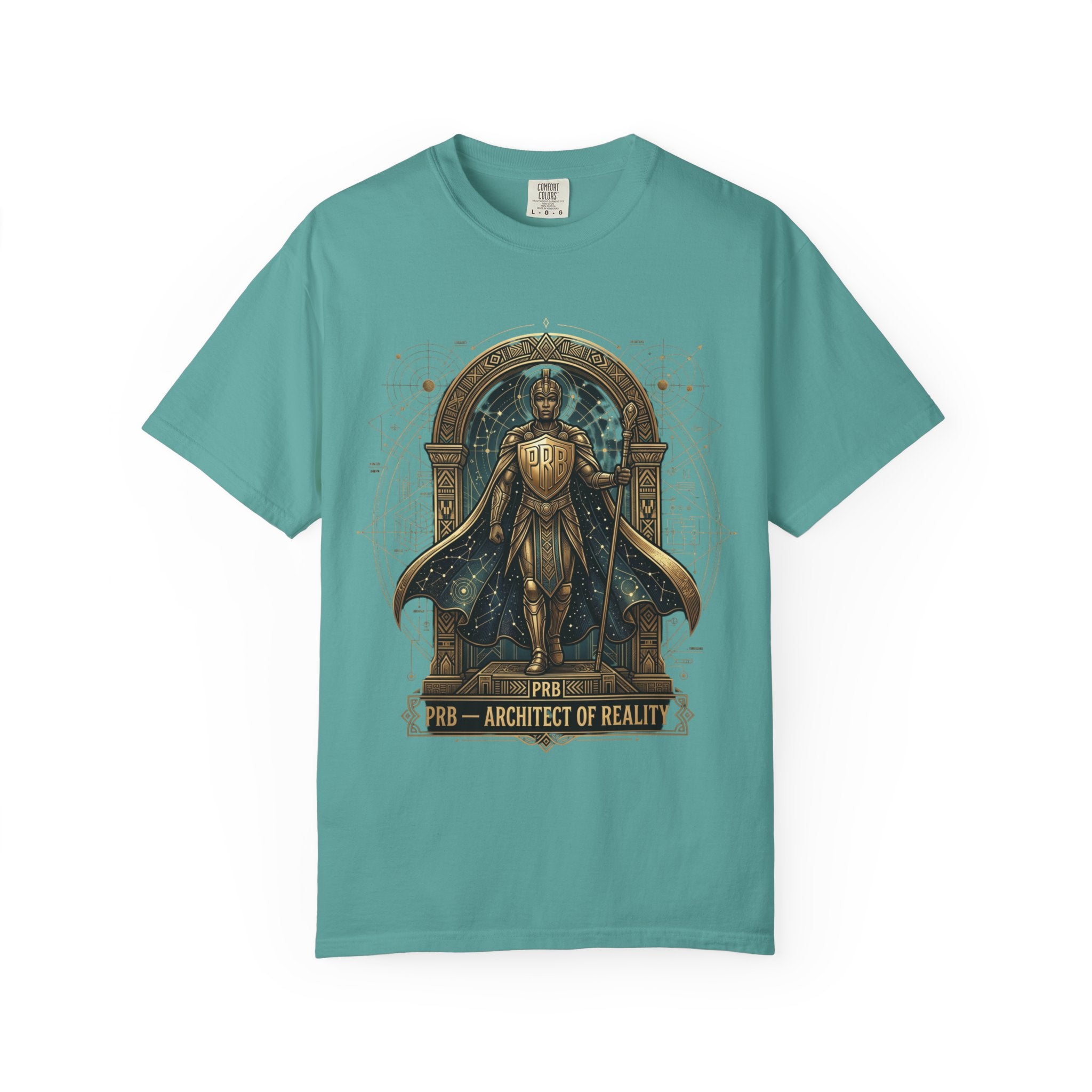PRB Architect of Reality Graphic T-Shirt | Mythic Archer Illustration Tee by Printify