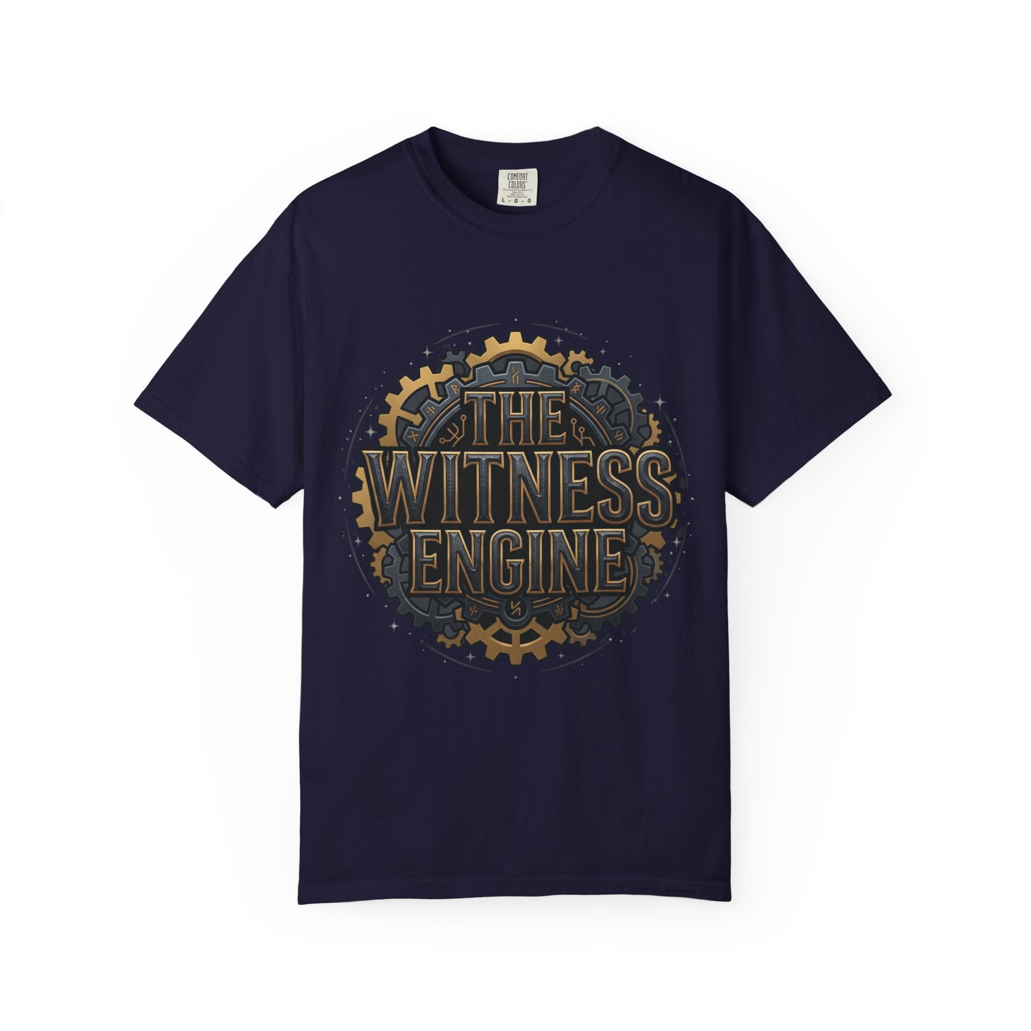 Printify PRB The Witness Engine T-shirt | Steampunk Gear Logo - T-Shirt