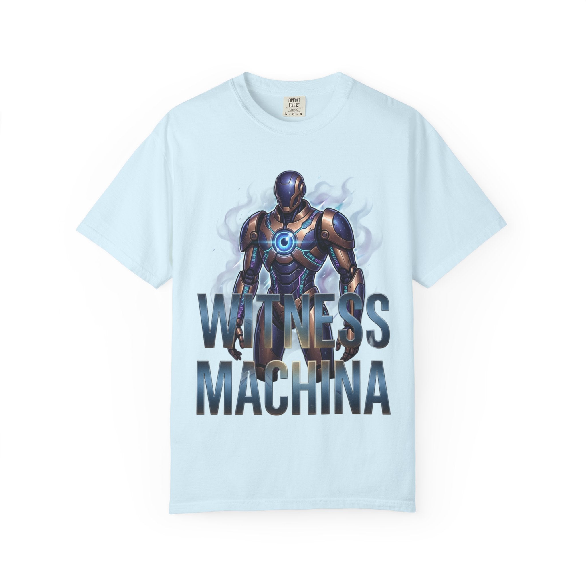 Printify PRB Witness Machina Robot Art T-shirt | Sci-Fi Cyborg Graphic Tee - T-Shirt
