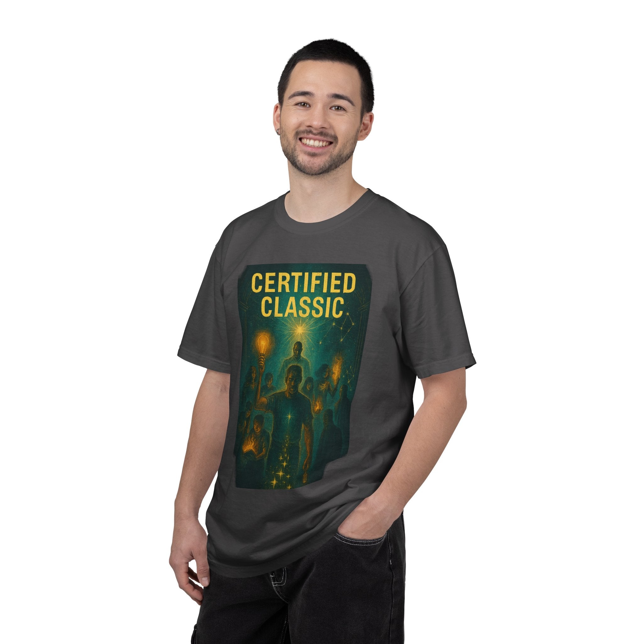 PRB Certified Classic T-Shirt — Vintage Lanterns Graphic Tee by Power Runs Black