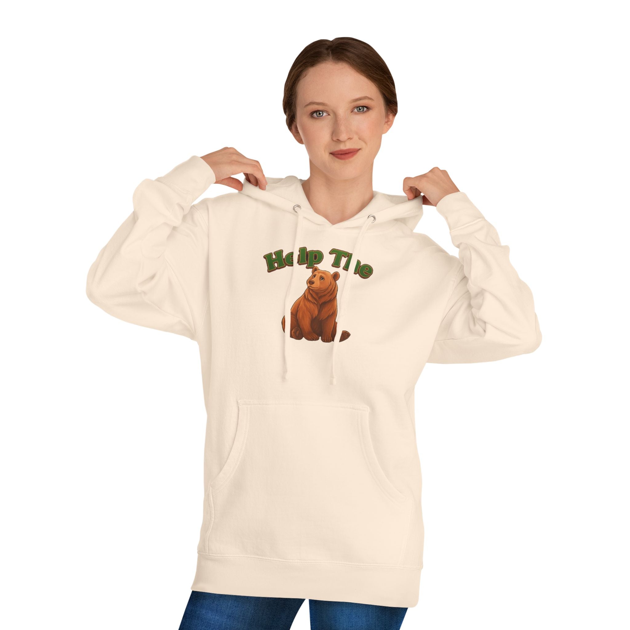 PRB "Don't Help Me Help The Bear" Graphic Hoodie by Power Runs Black