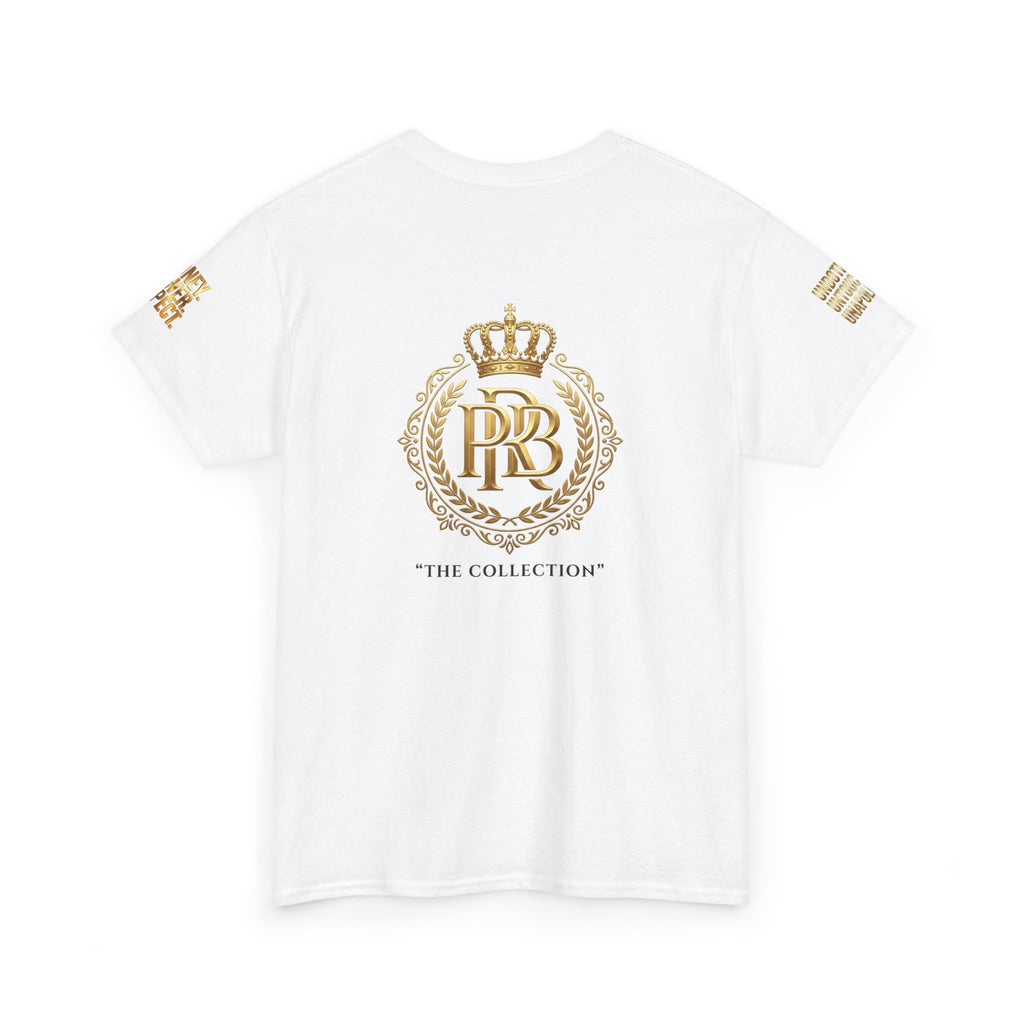 Power Runs Black PRB Pretty Rich Bitch The Collection by PRB Graphic Tee — Empowered Luxury Graphic T‑Shirt by Power Runs Black